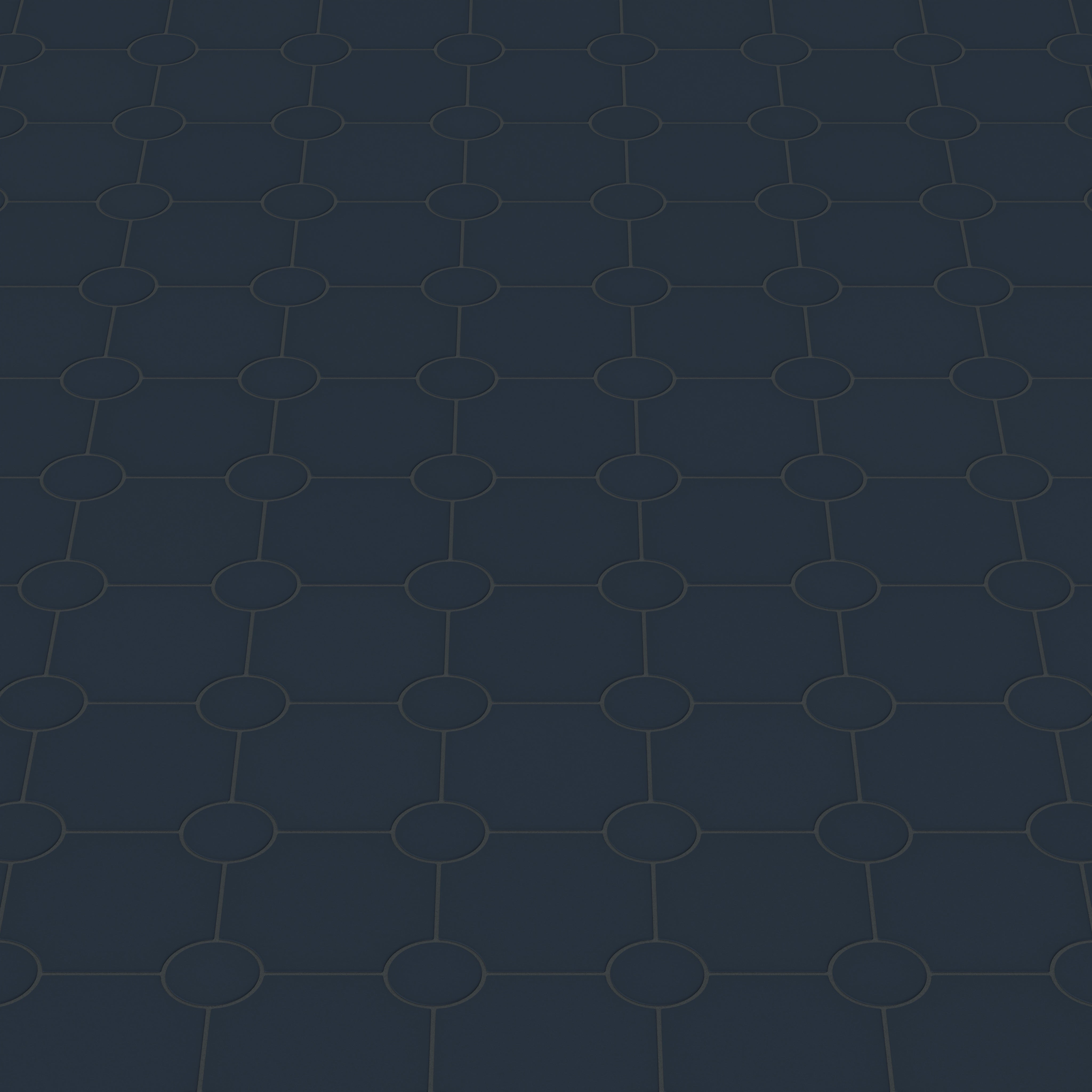 Portico Original Ceramic Tile in Navy Blue Matte