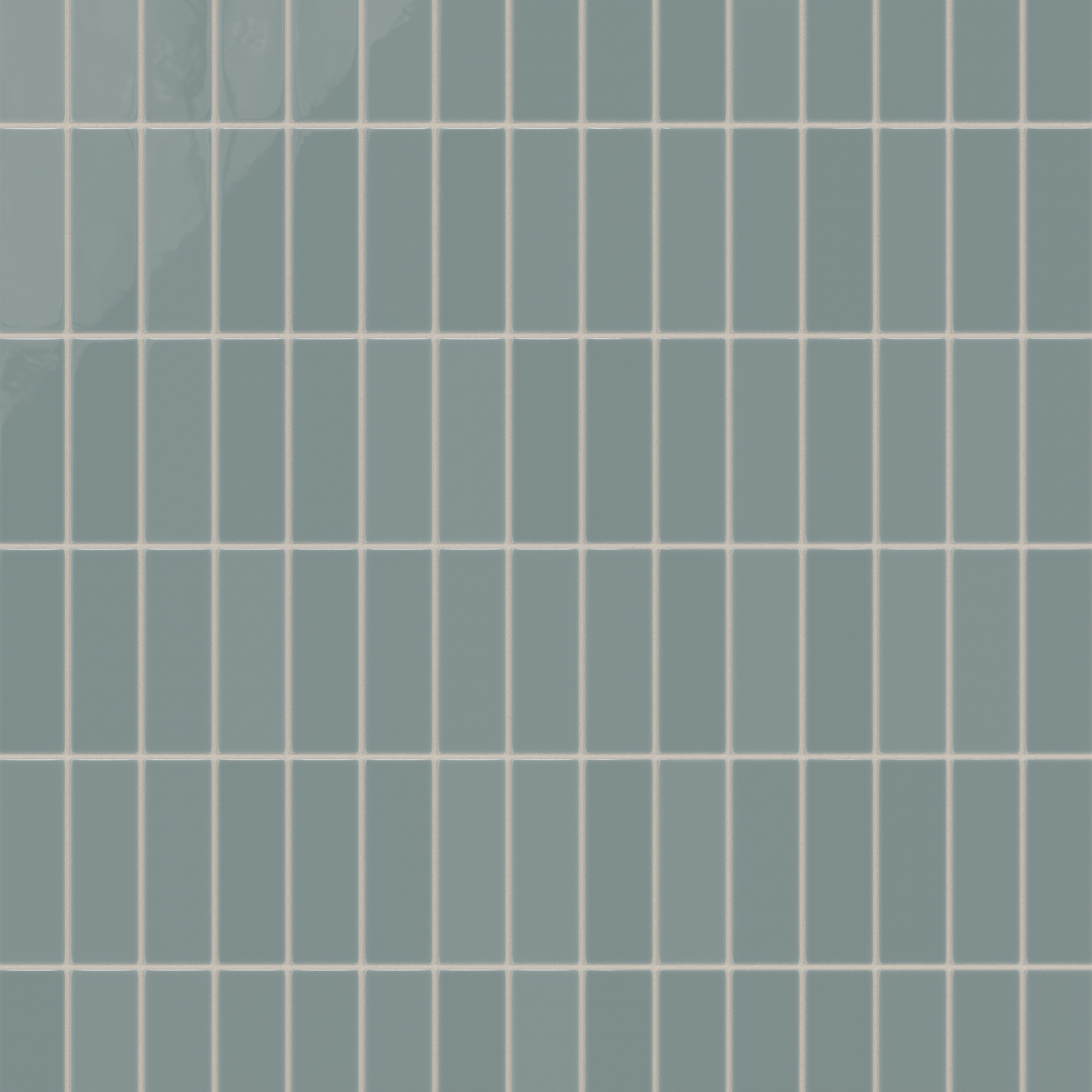 2x6 Natural Press Ceramic Tile in North Fork Gloss
