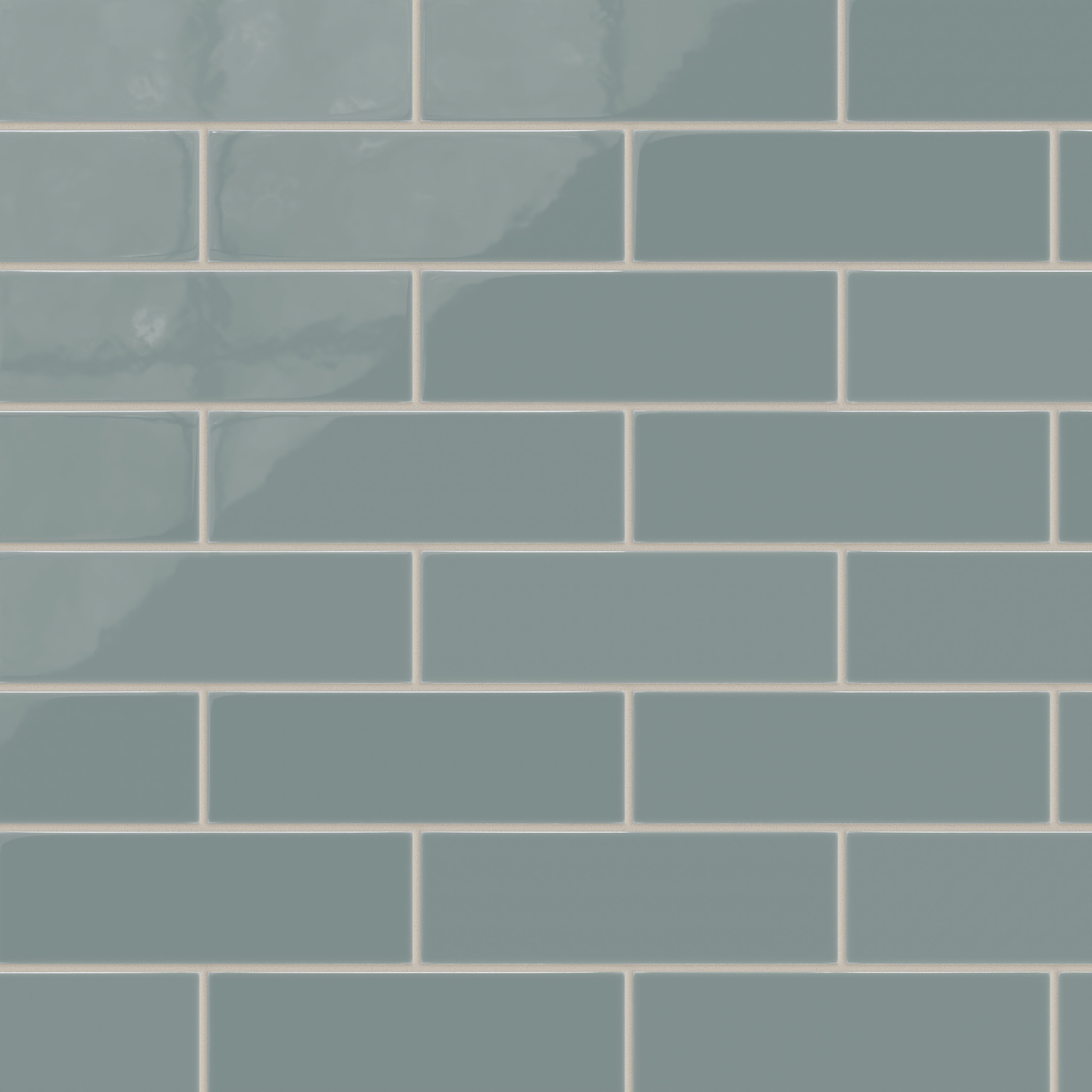 3x9 Natural Press Ceramic Tile in North Fork Gloss