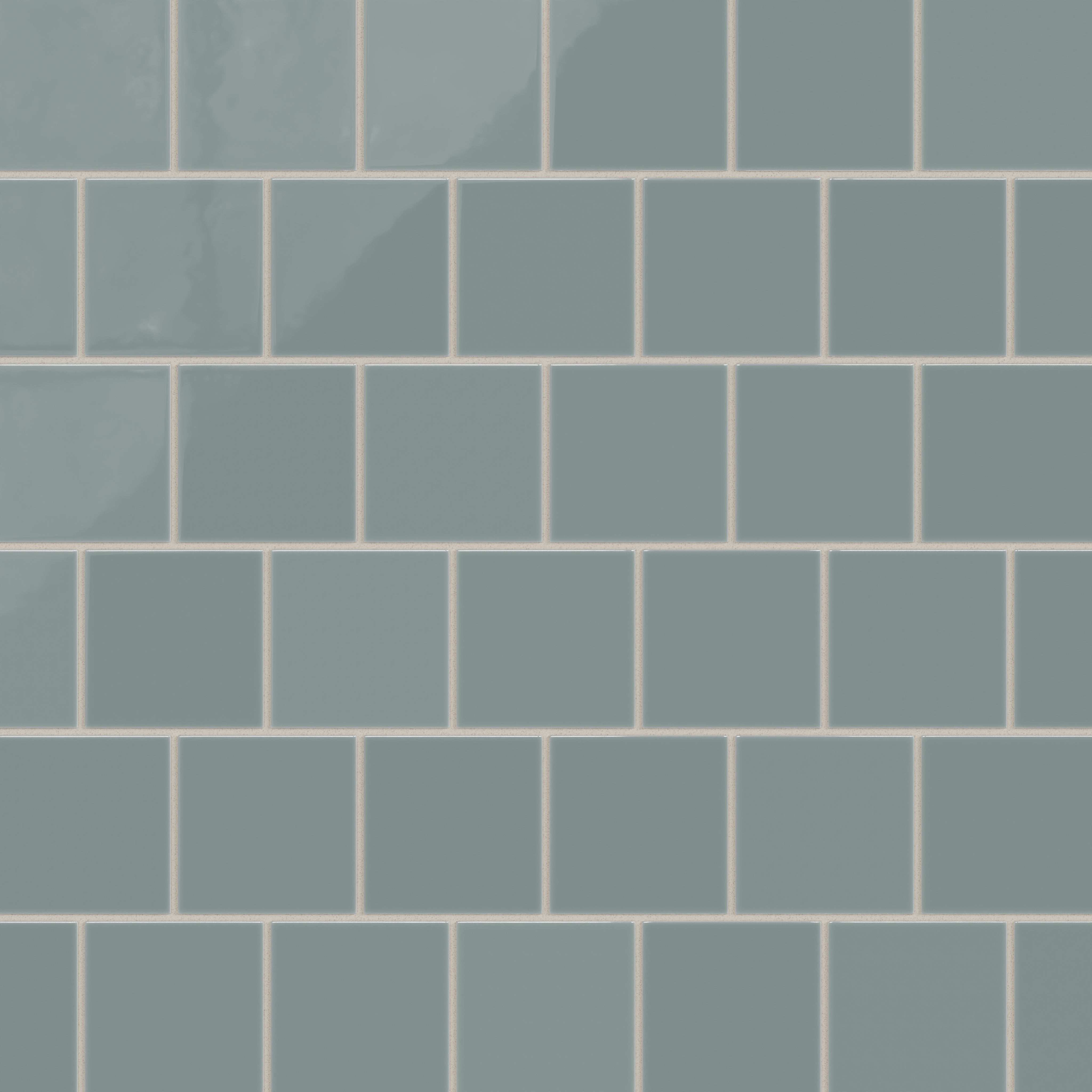 4x4 Natural Press Ceramic Tile in North Fork Gloss