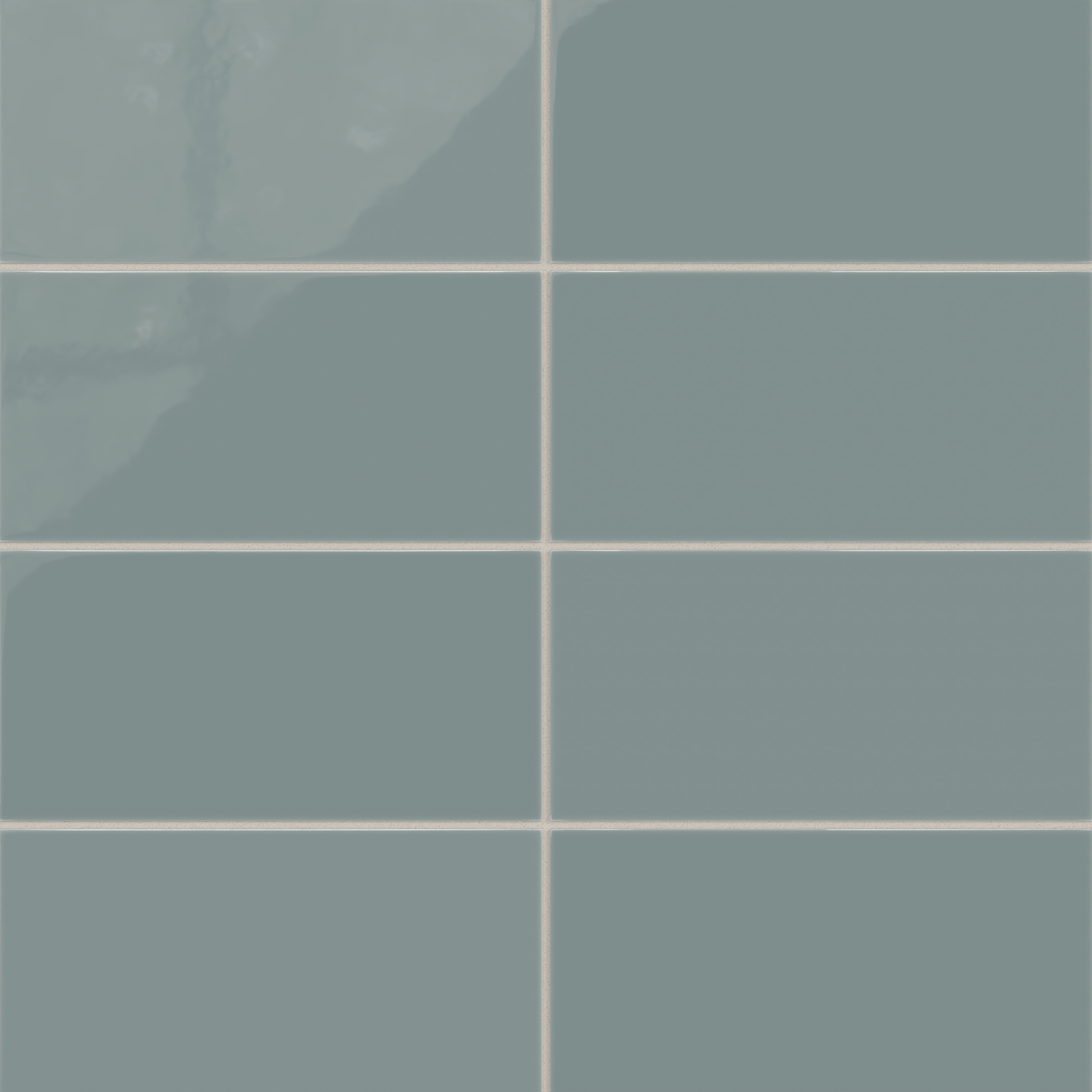 6x12 Natural Press Ceramic Tile in North Fork Gloss