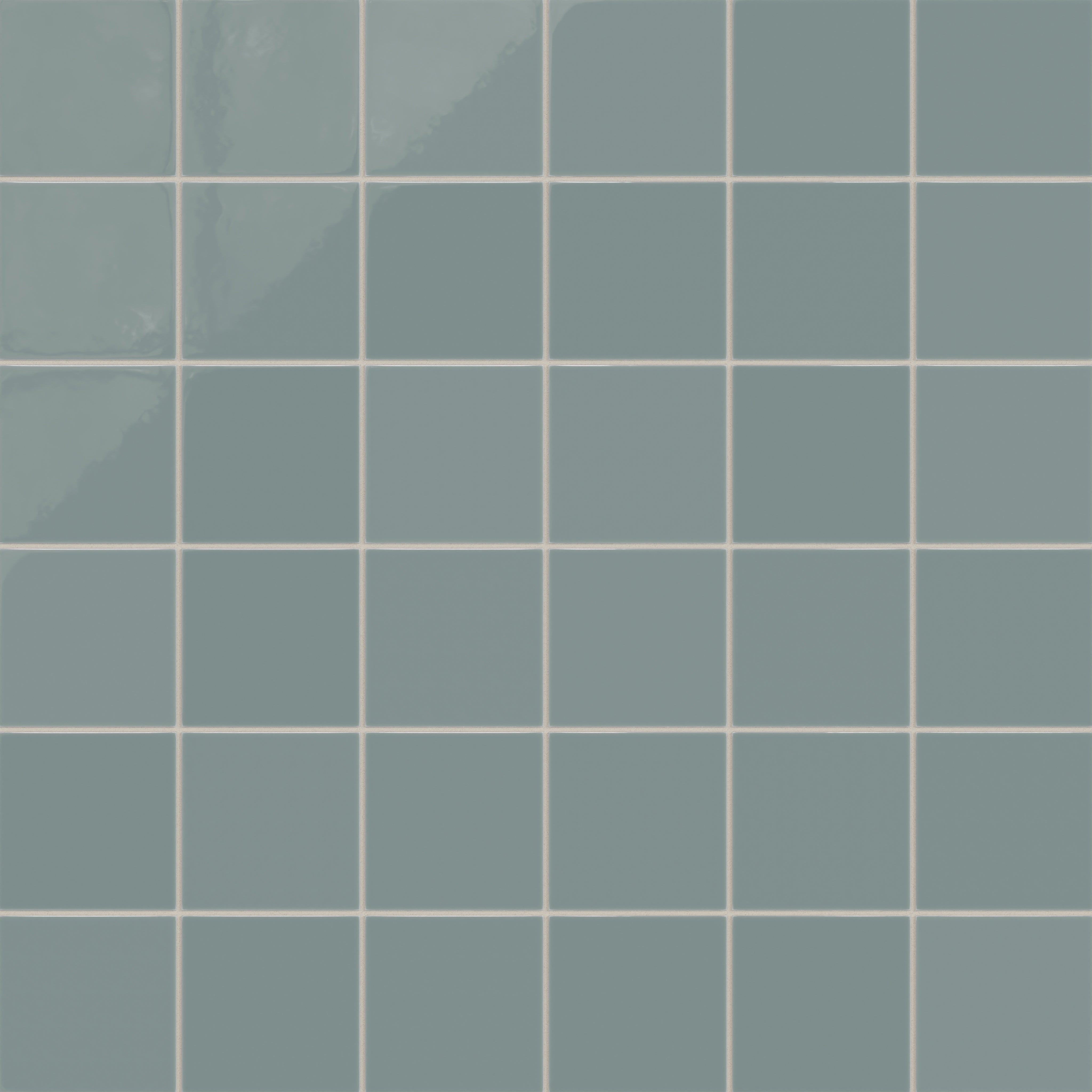 6x6 Natural Press Ceramic Tile in North Fork Gloss