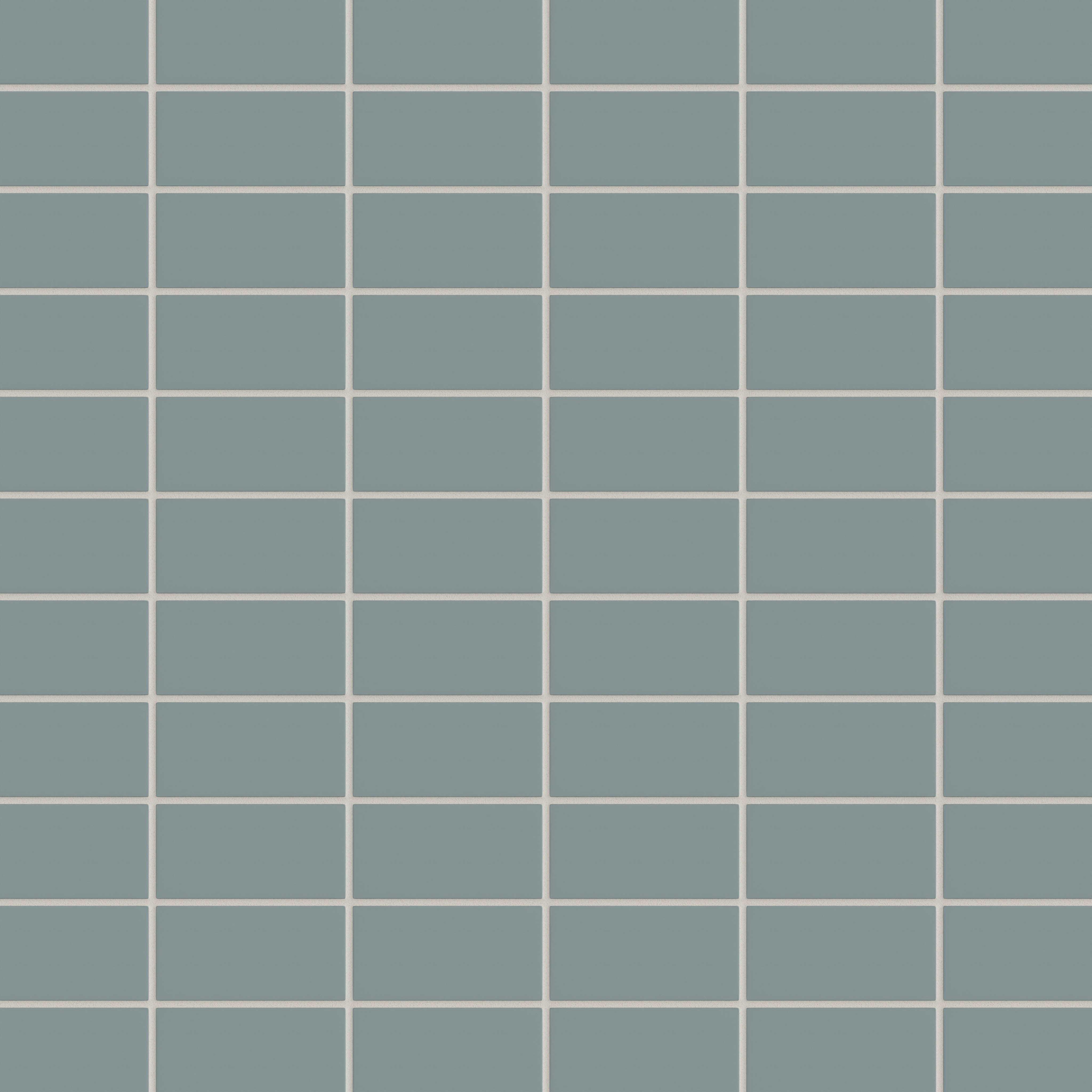 2x4 Straight Set Sheeted Natural Press Ceramic Mosaic Tile in North Fork Matte