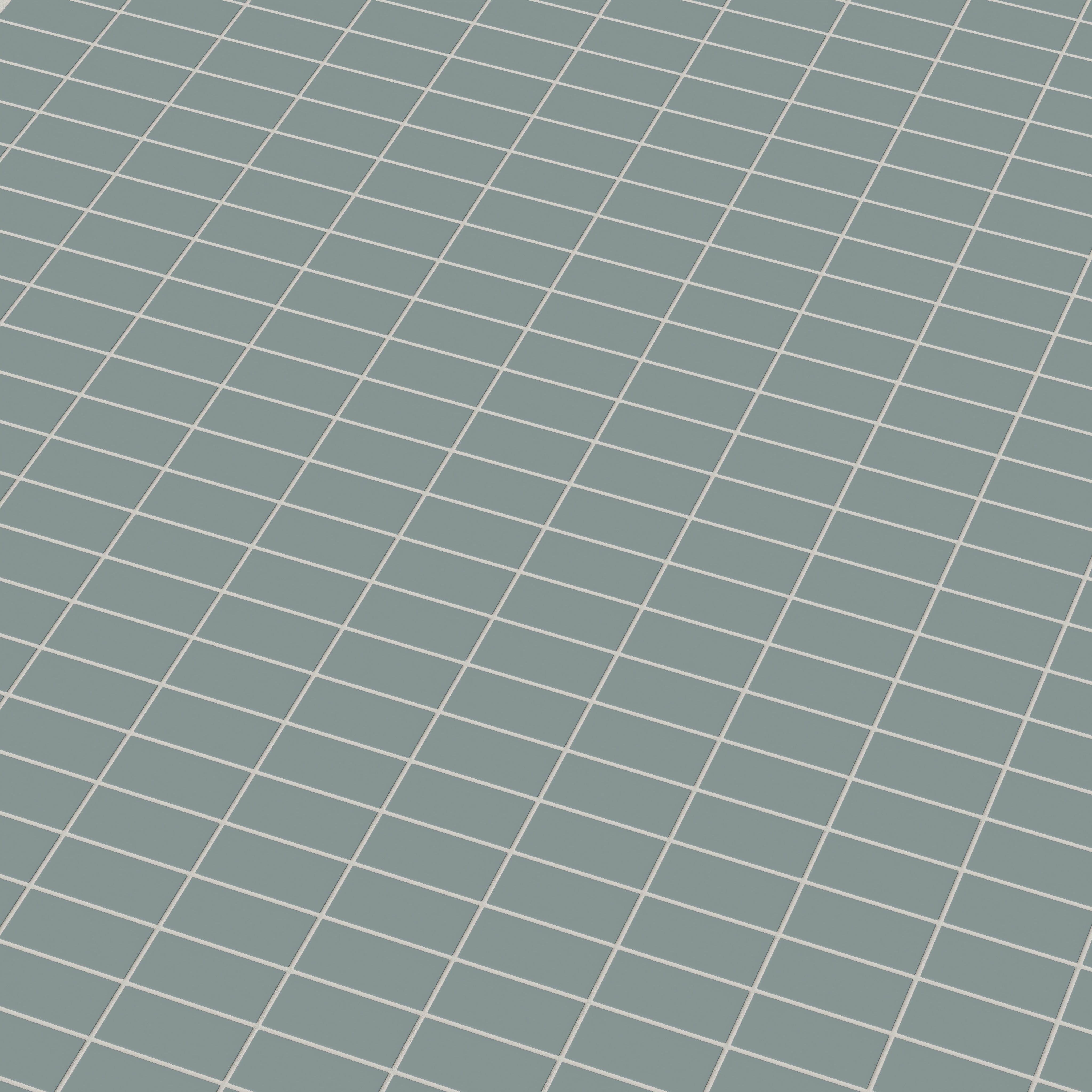 2x4 Straight Set Sheeted Natural Press Ceramic Mosaic Tile in North Fork Matte