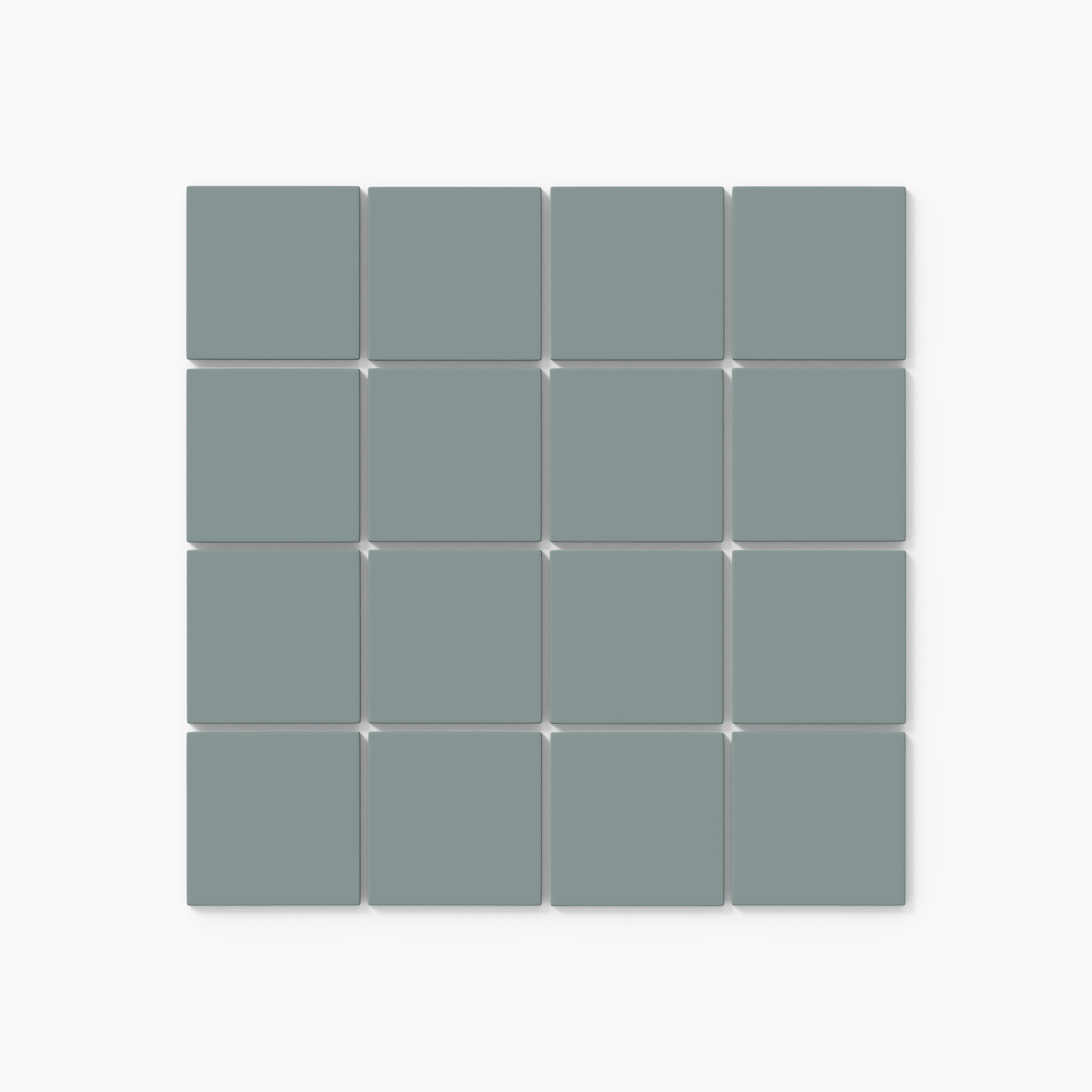 3x3 Straight Set Sheeted Natural Press Ceramic Mosaic Tile in North Fork Matte
