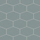 Elongated Hexagon Natural Press Ceramic Tile in North Fork Matte