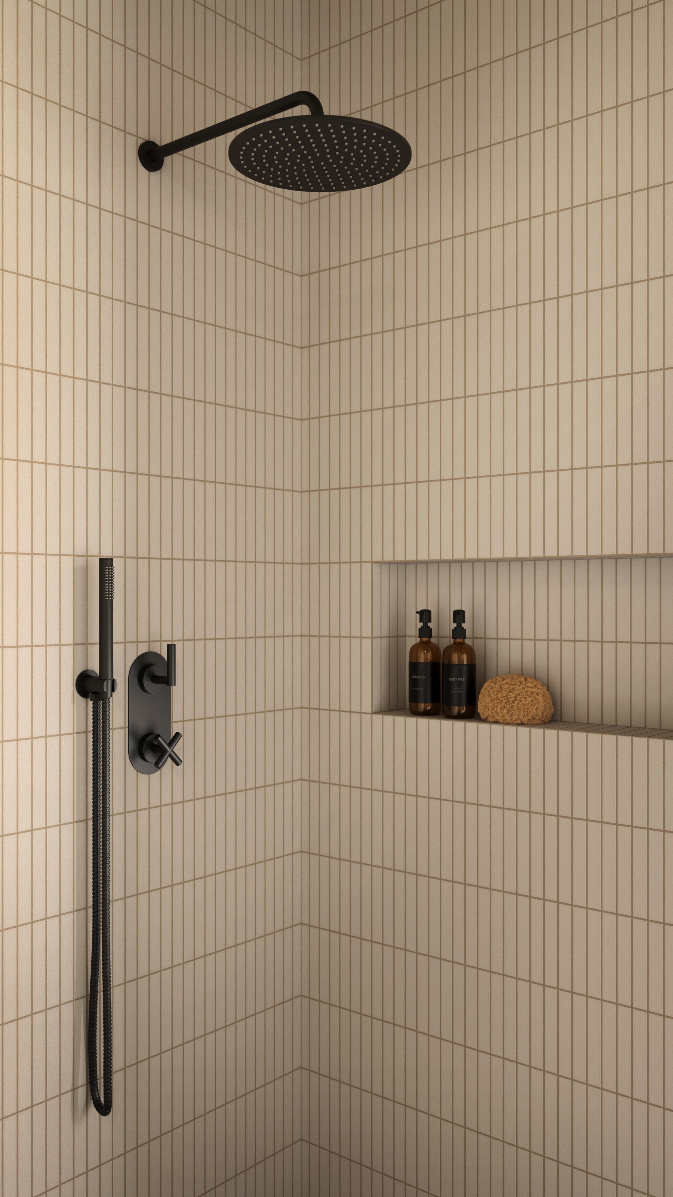 Contour & Foundry Wall Elbow with Hook Kit - Less Hand Shower in Oil Rubbed Bronze