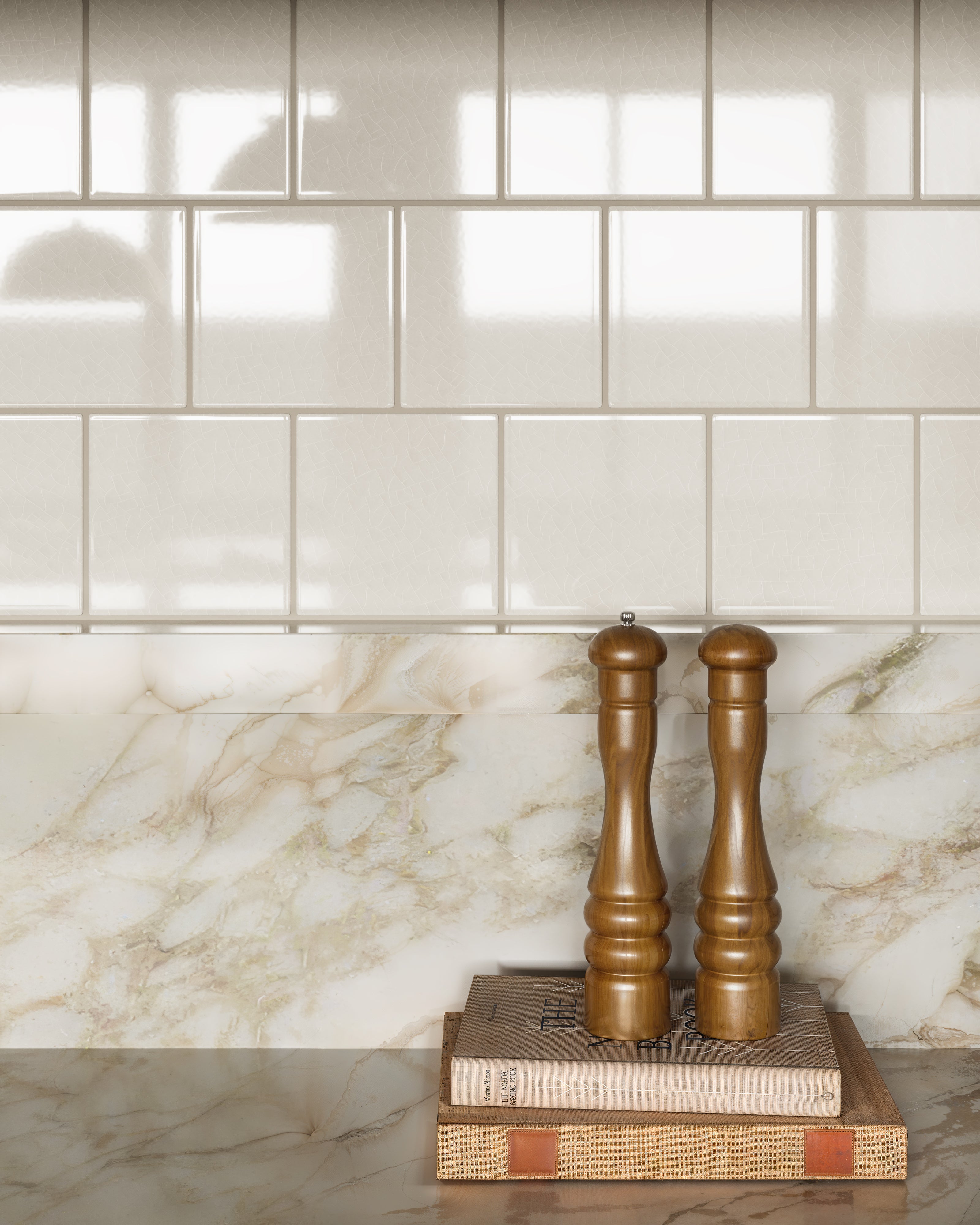 6x6 Original Ceramic Tile in Frost Gloss