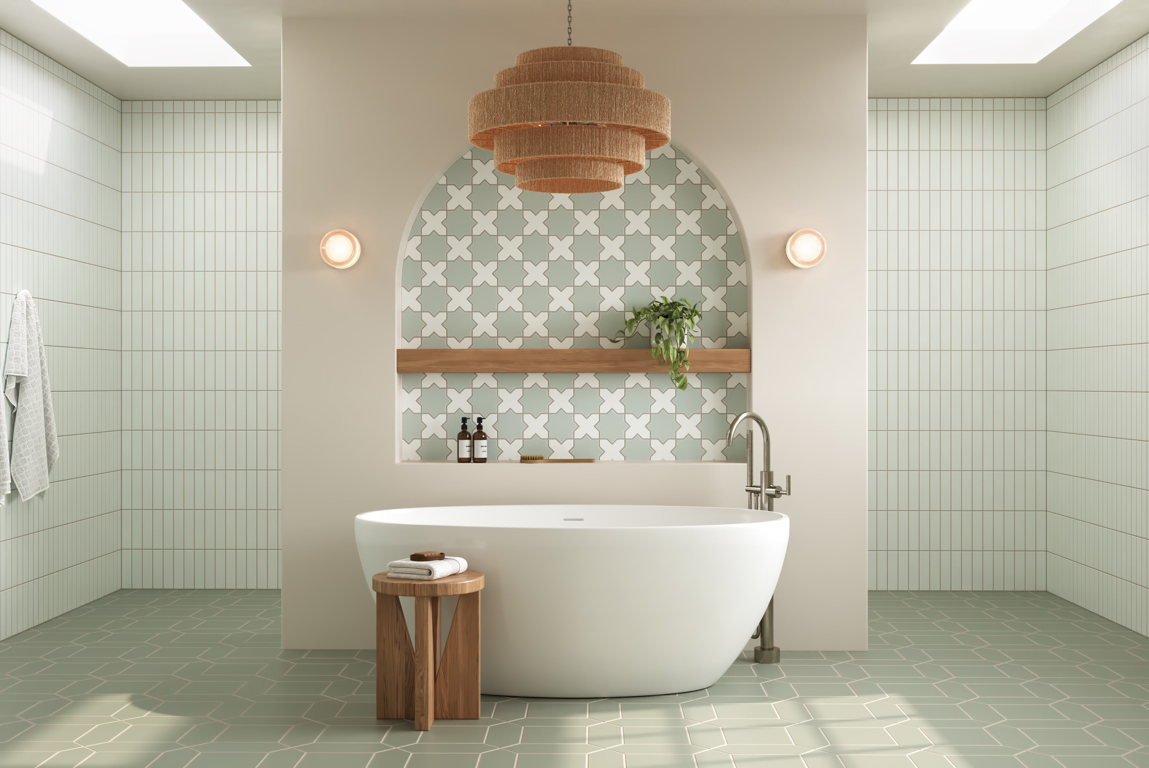 2x8 Original Ceramic Tile in Overcast Matte