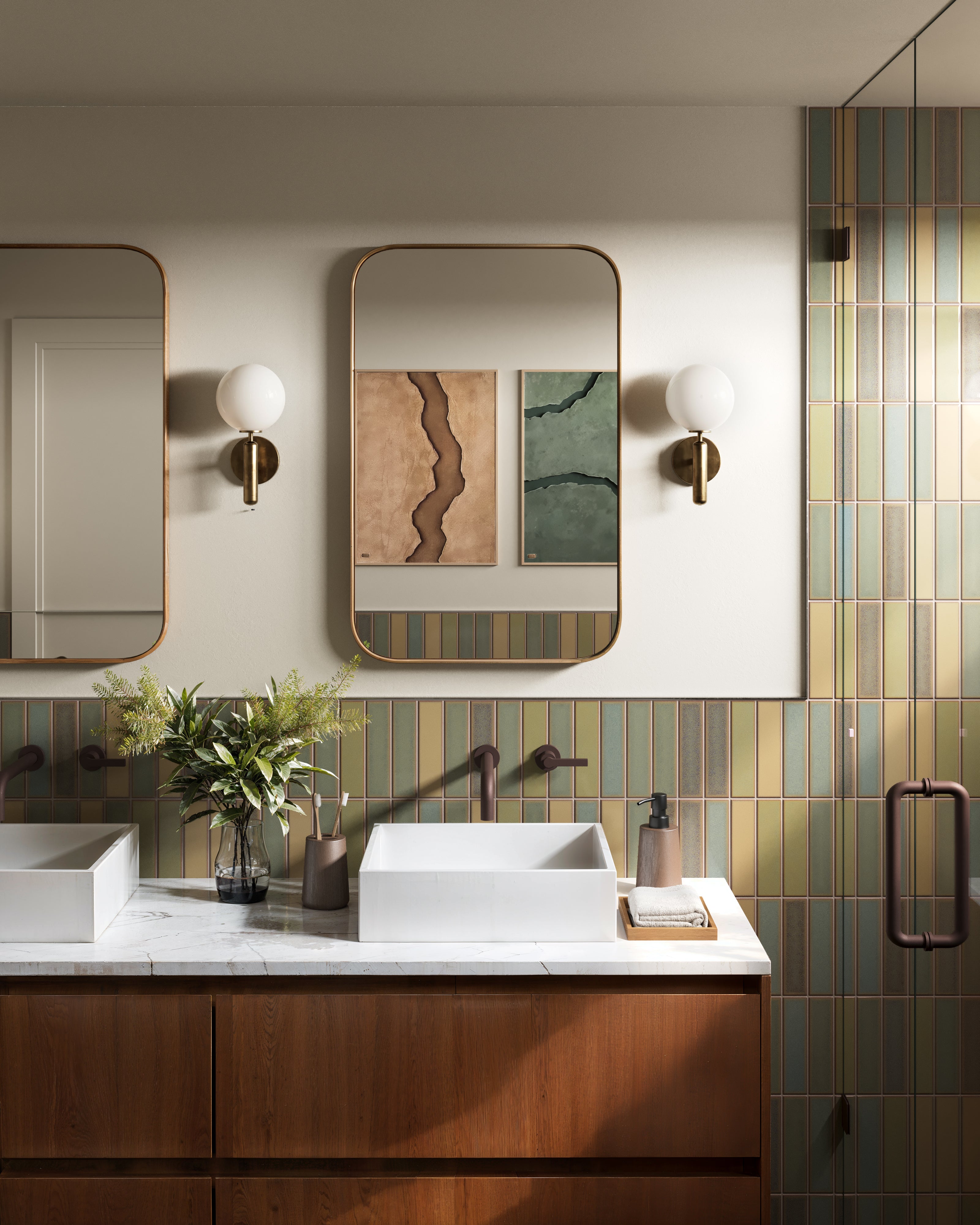 2x8 Original Ceramic Tile in Golden Hour