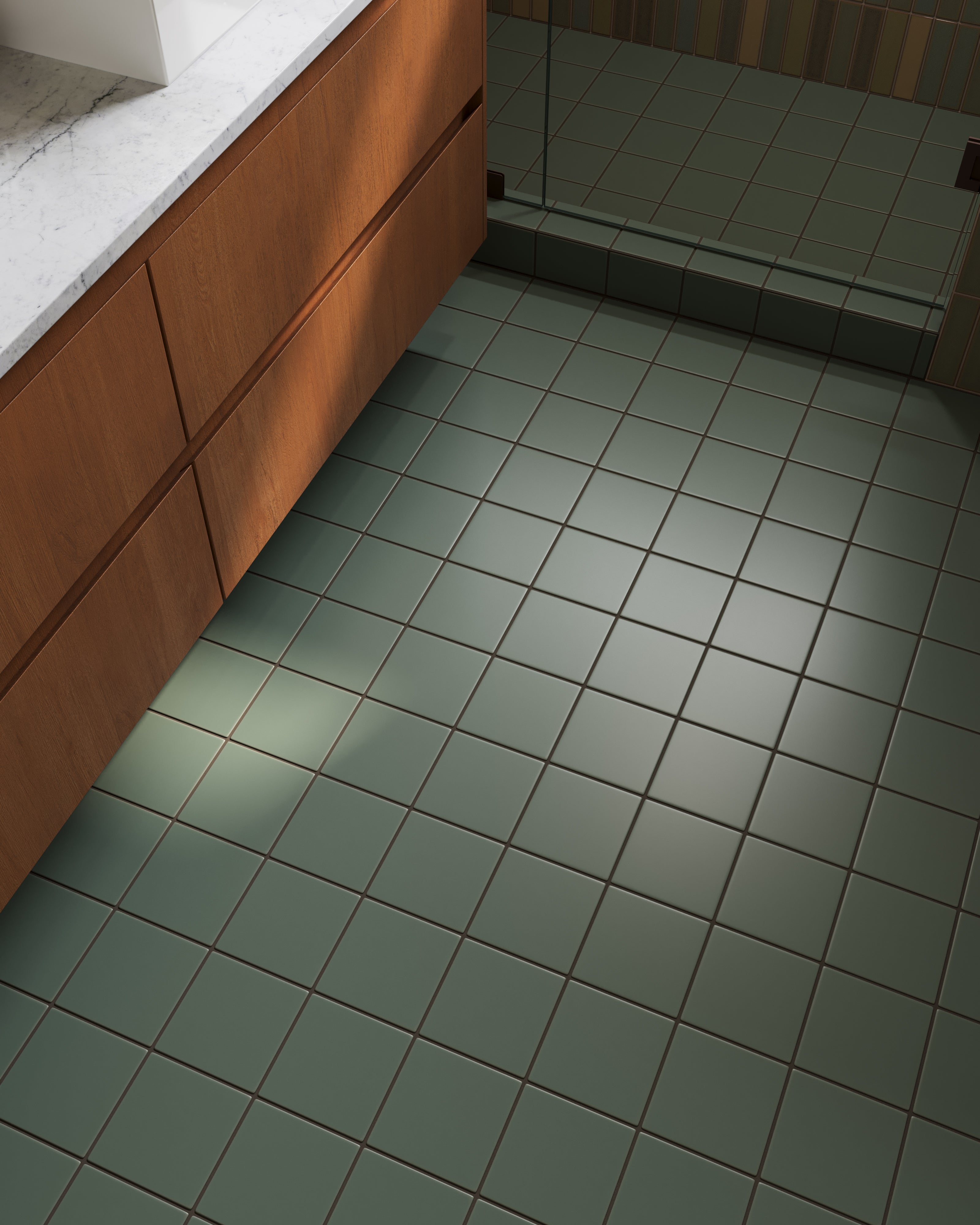 6x6 Original Ceramic Tile in Tempest Matte