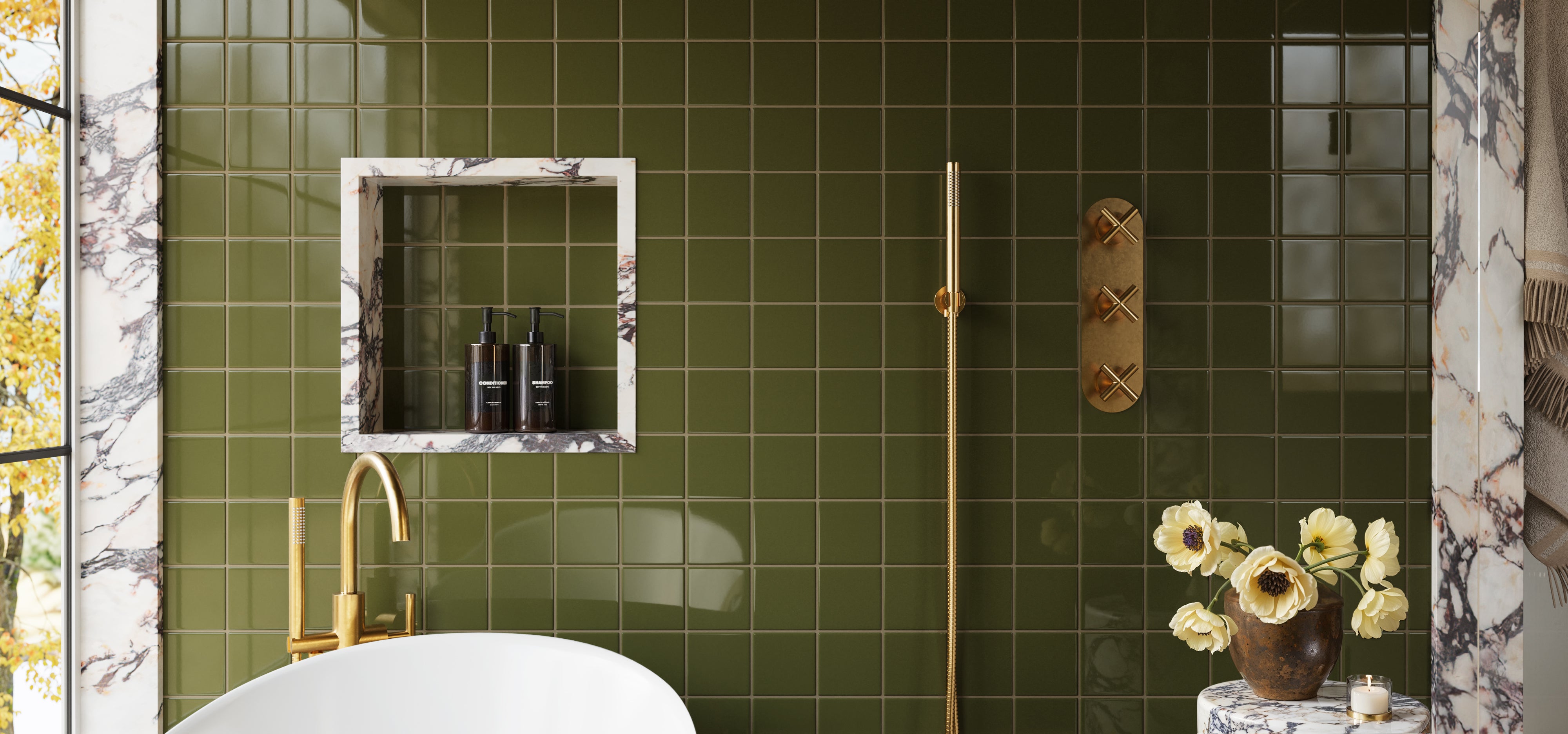 Contour & Foundry Wall Elbow with Hook Kit - Less Hand Shower in French Brass