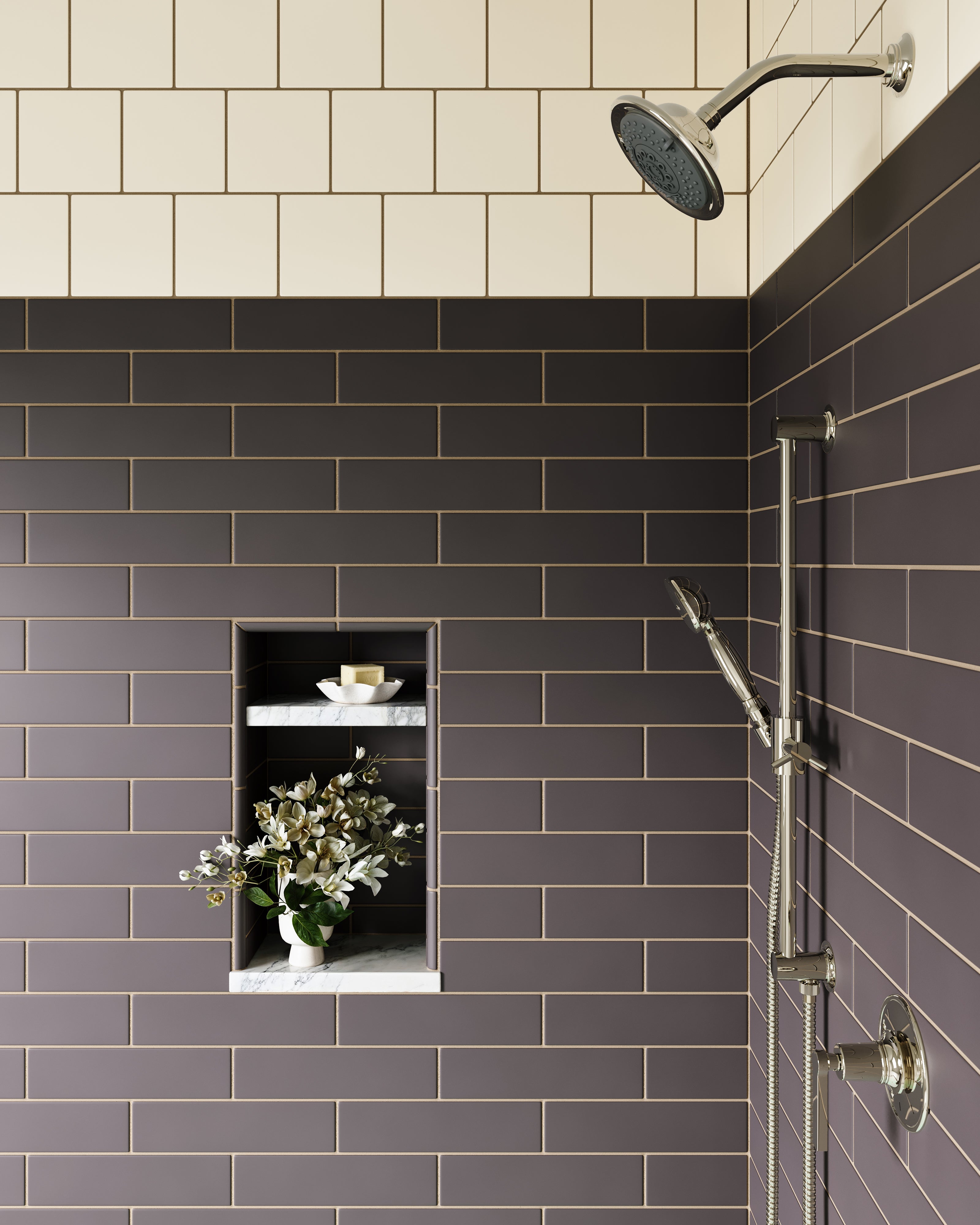 6x6 Original Ceramic Tile in Ivory Matte