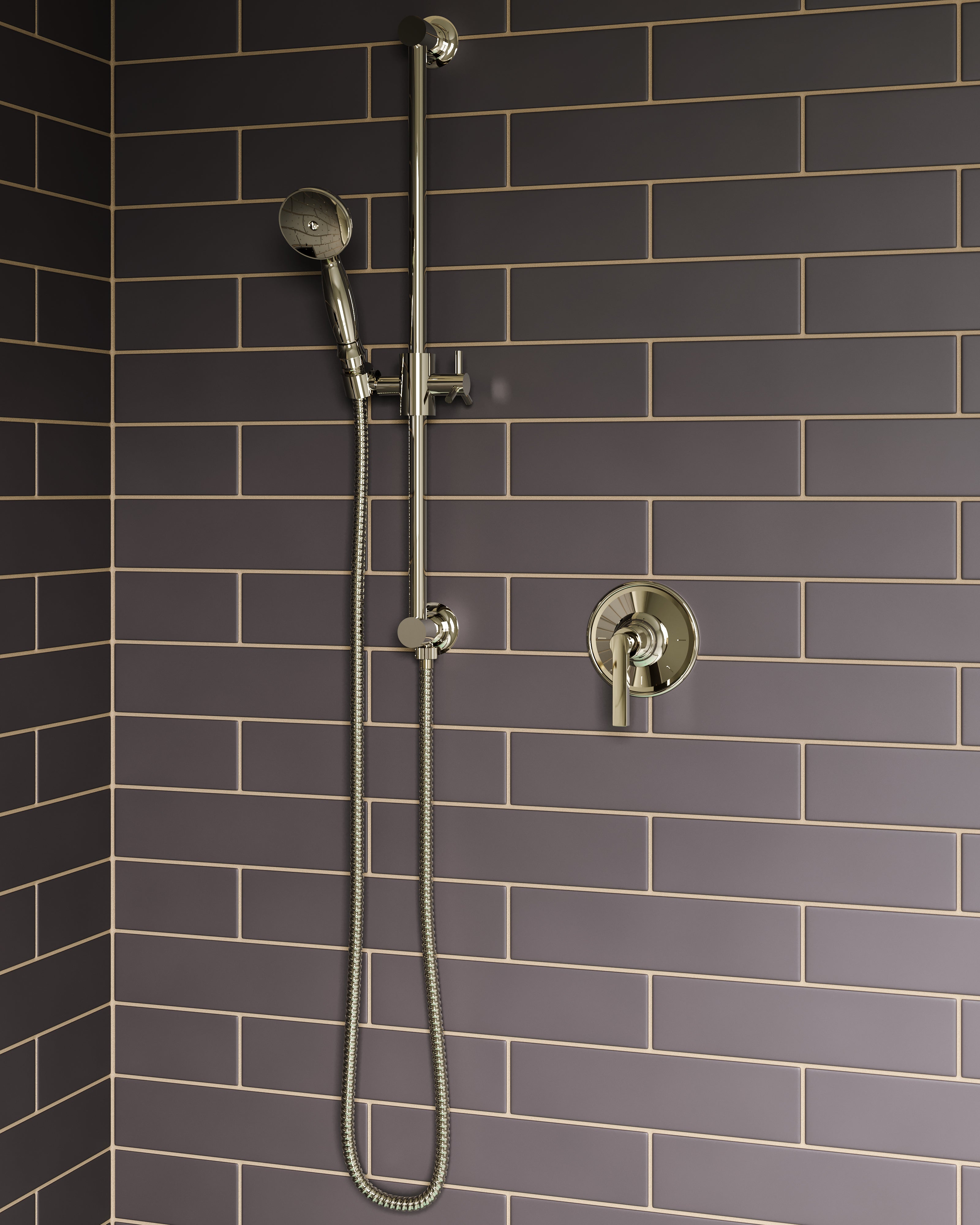 Emerson Wall Elbow with Hook Kit - Less Hand Shower in Polished Nickel