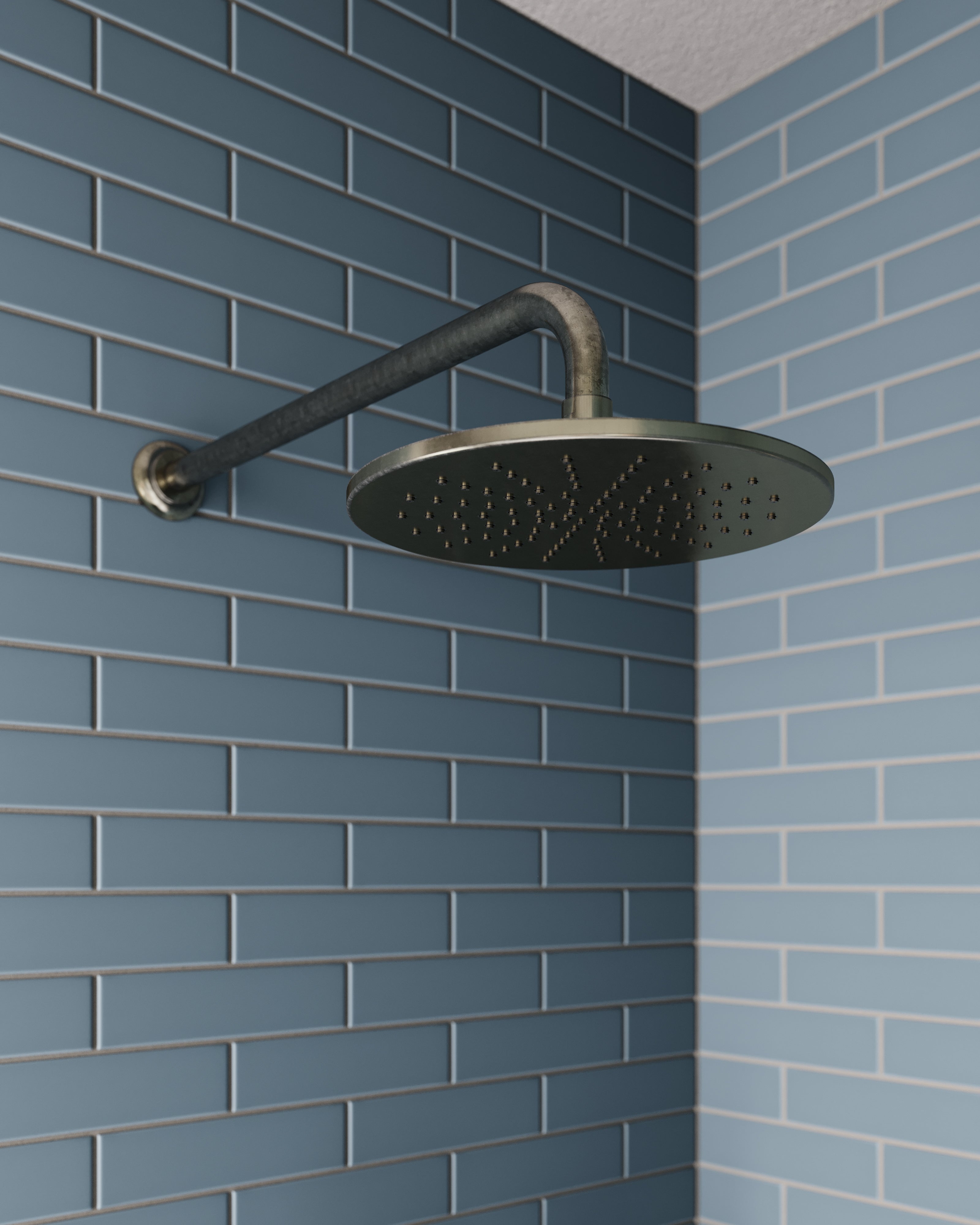 Emerson 90-Degree 16" Shower Arm with Flange in French Nickel