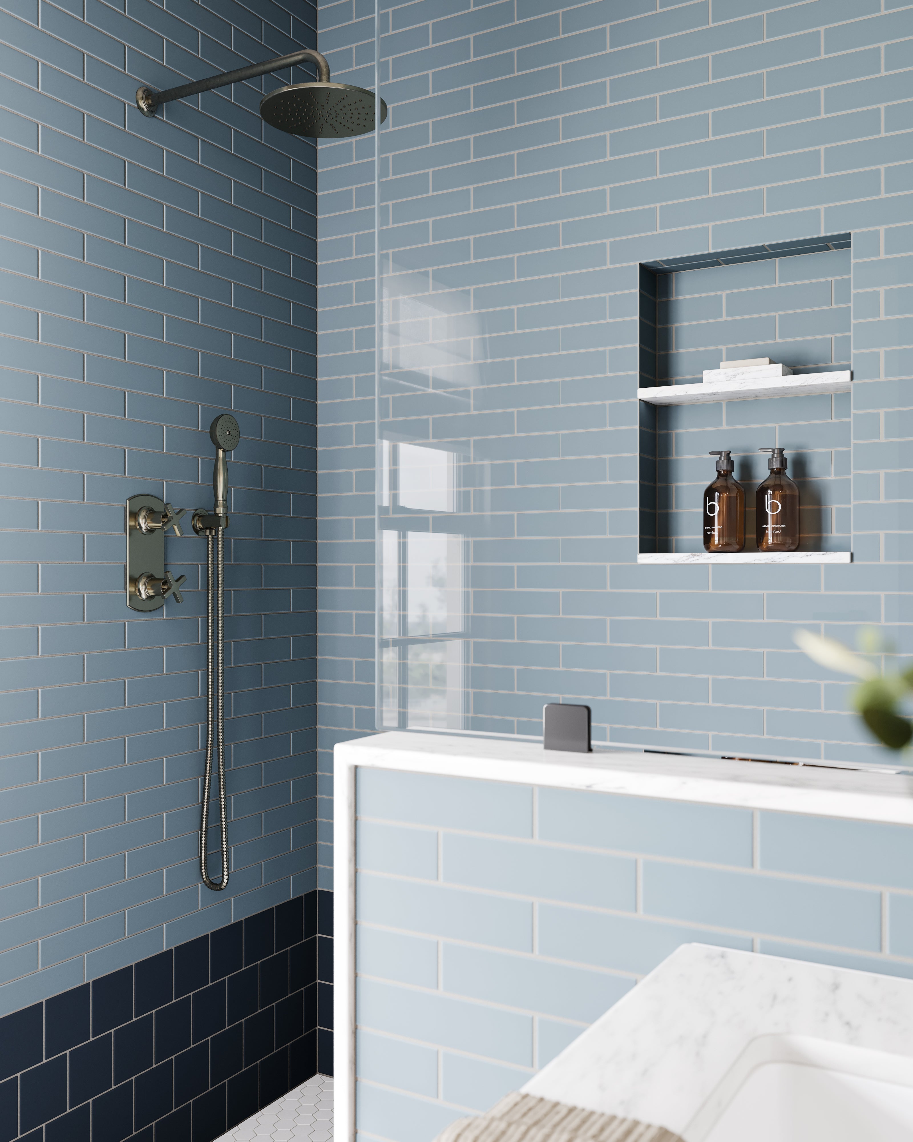 Emerson Wall Elbow with Hook Kit - Less Hand Shower in French Nickel