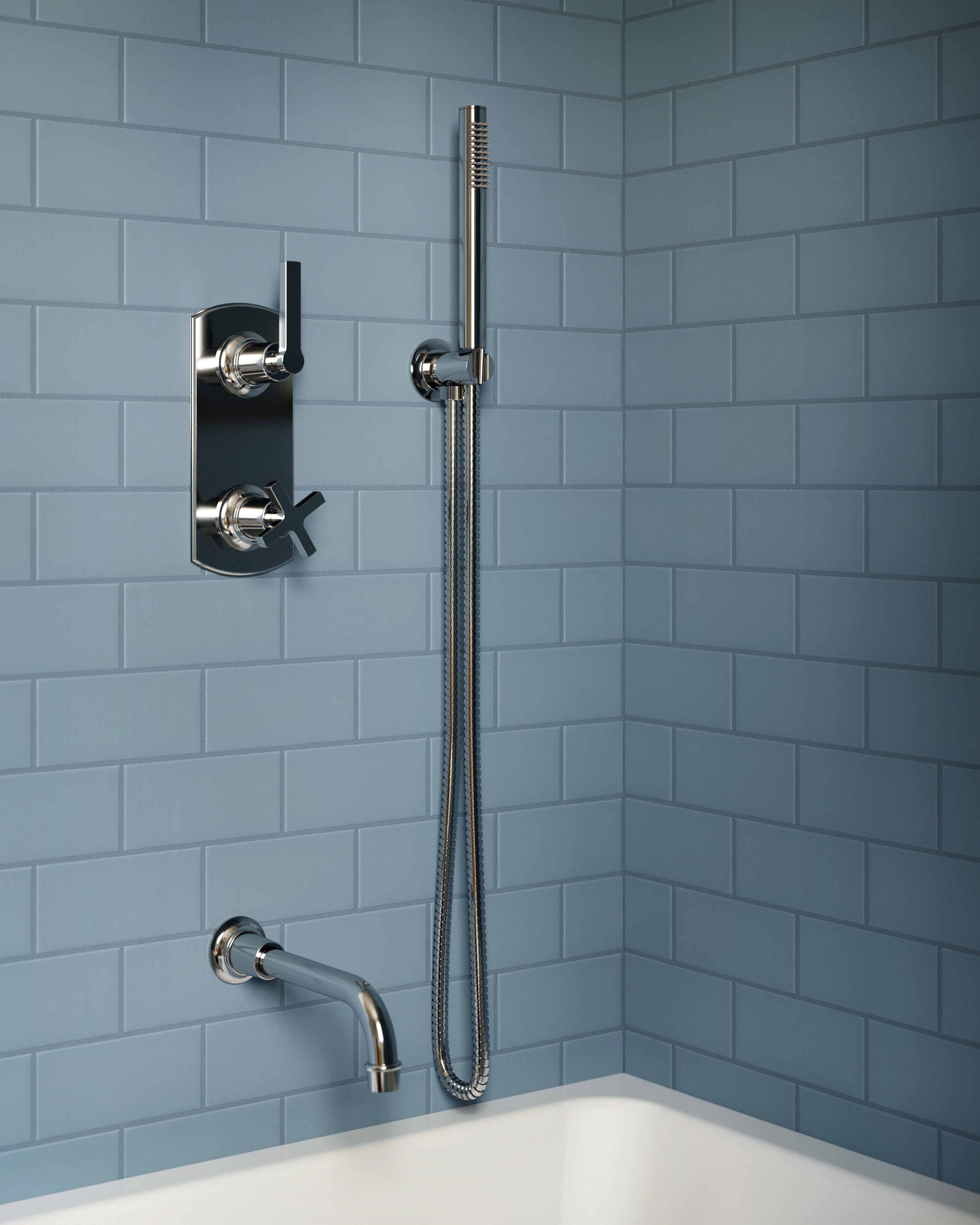 Contour & Foundry Wand Hand Shower in Polished Chrome