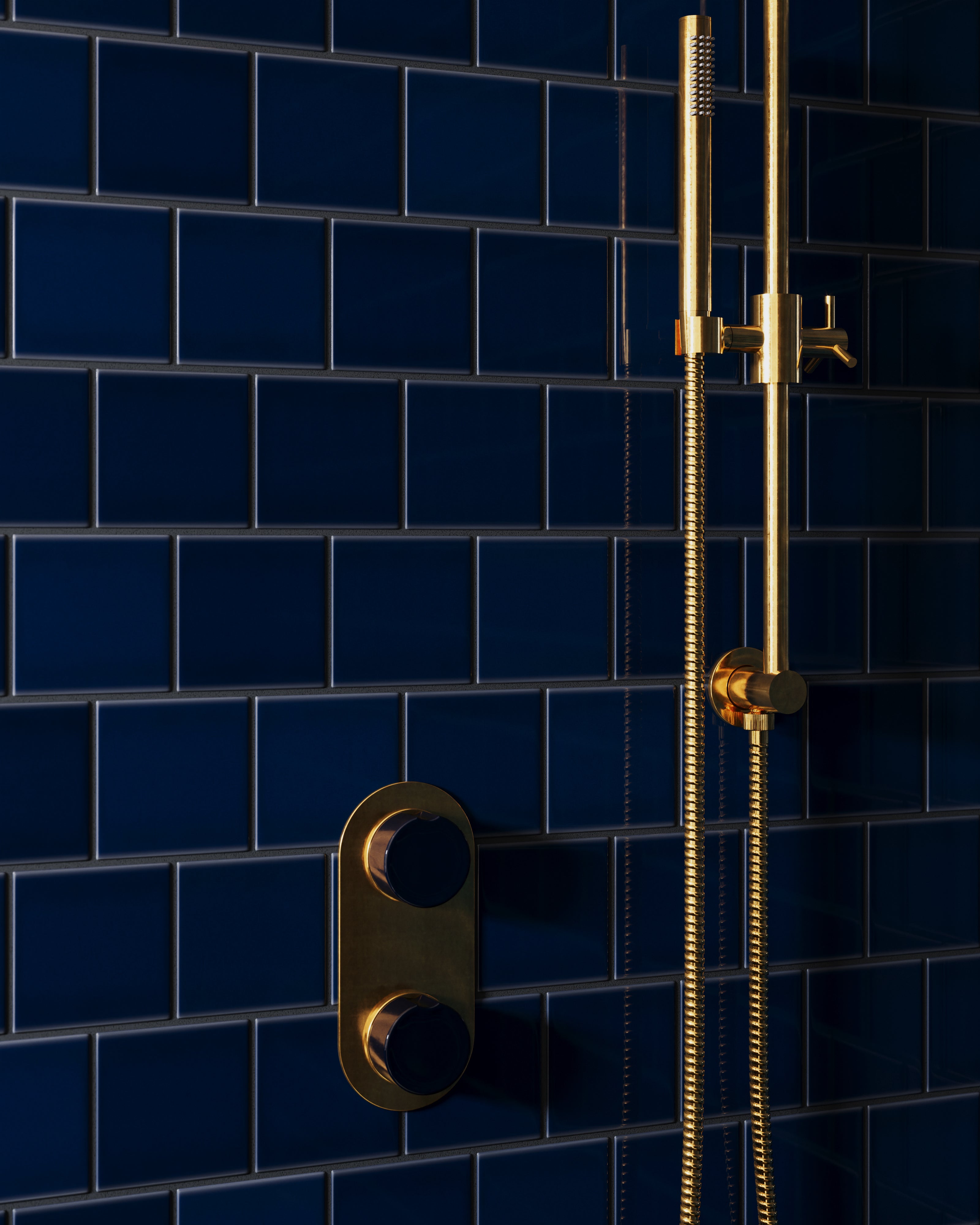 Contour & Foundry Wand Hand Shower in French Brass