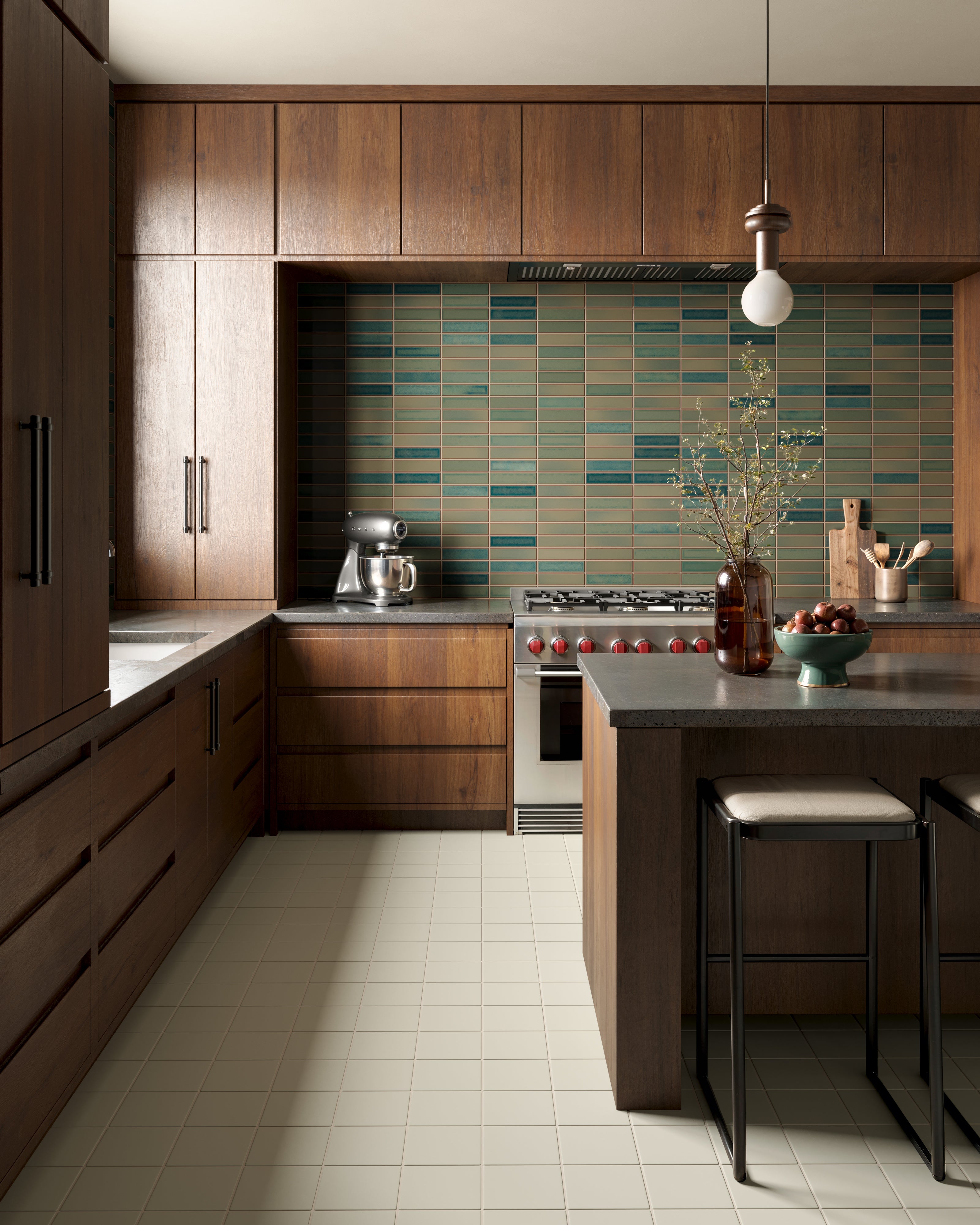 Mackerel 2x8 Gloss Original Ceramic Tile - Fireclay Tile