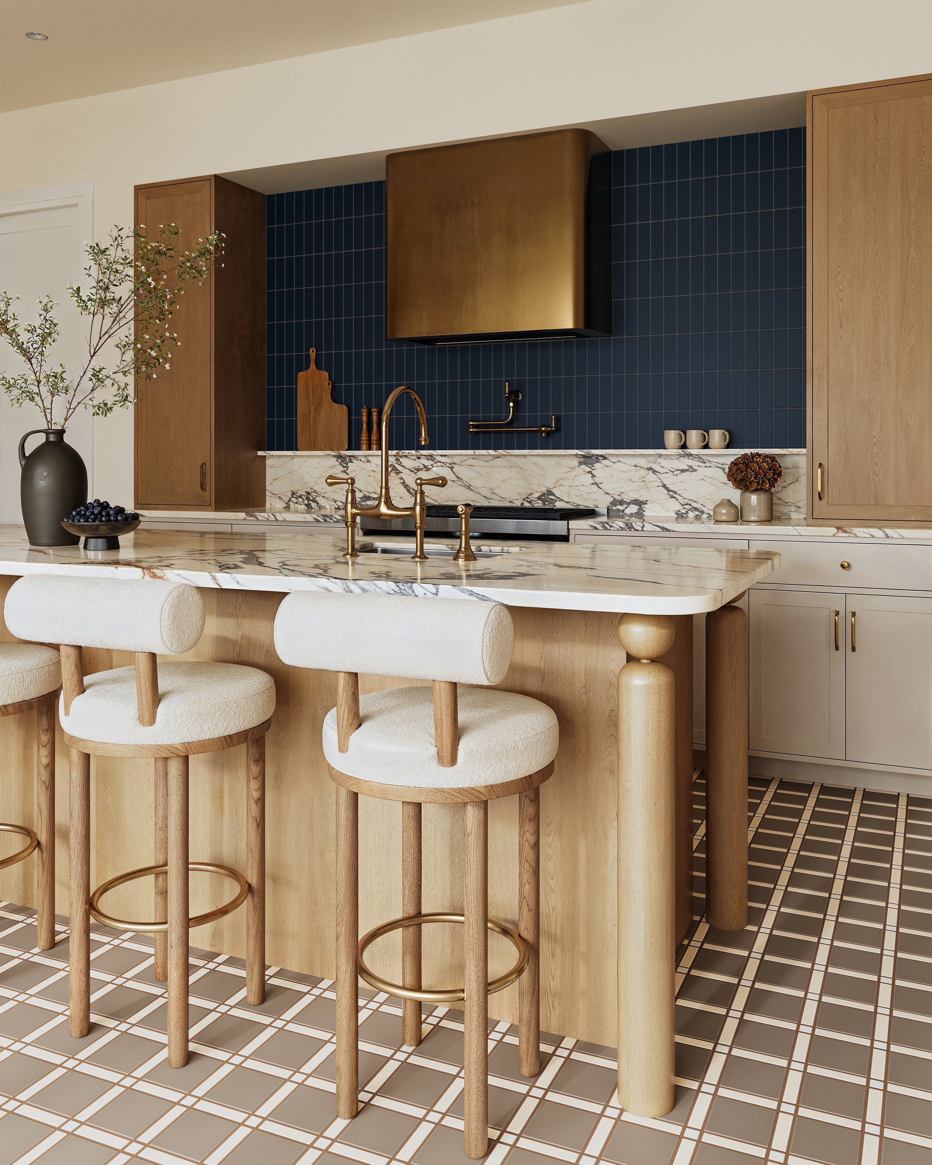 2x6 Original Ceramic Tile in Navy Blue Matte