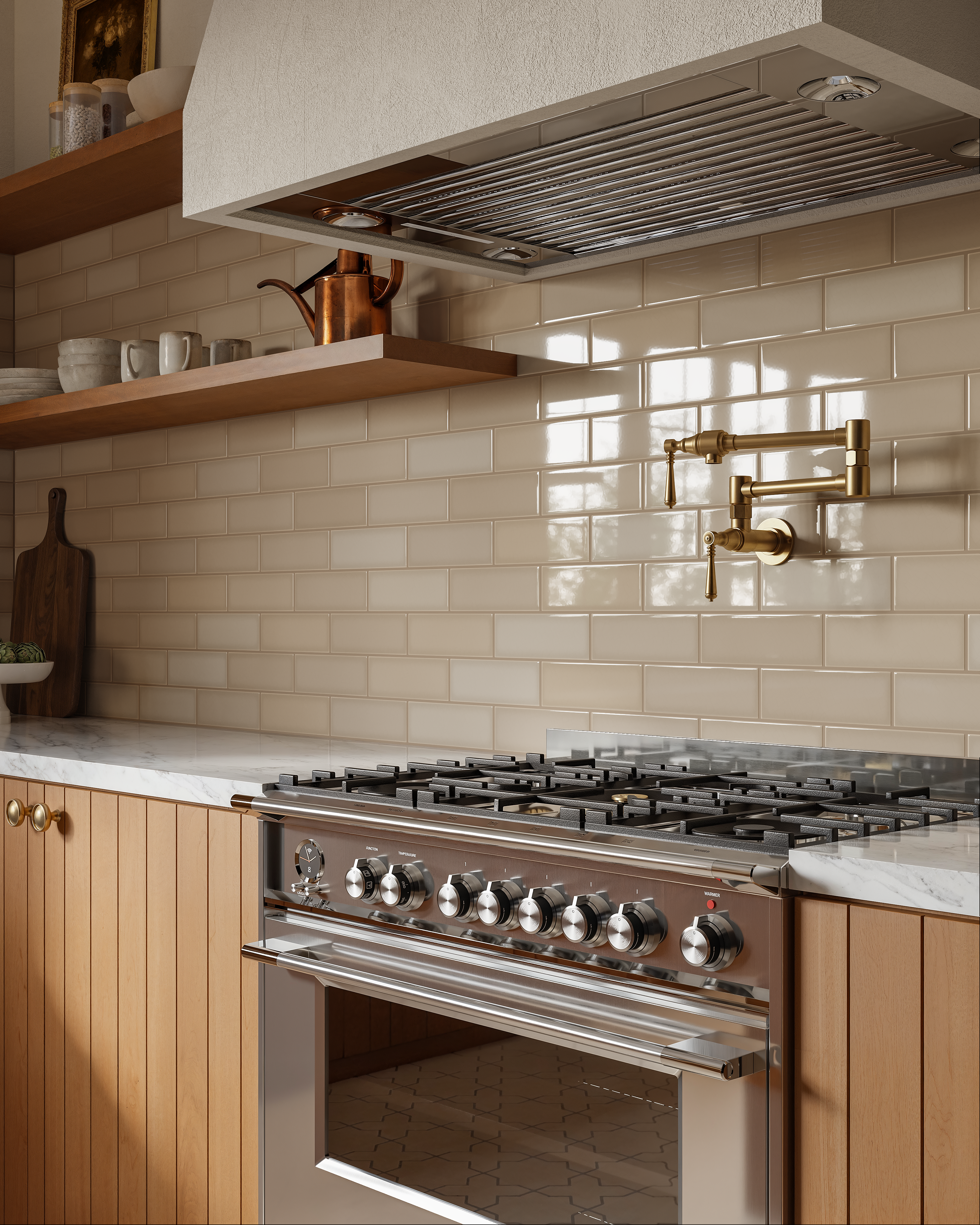 3x9 Original Ceramic Tile in Sand Dune Gloss