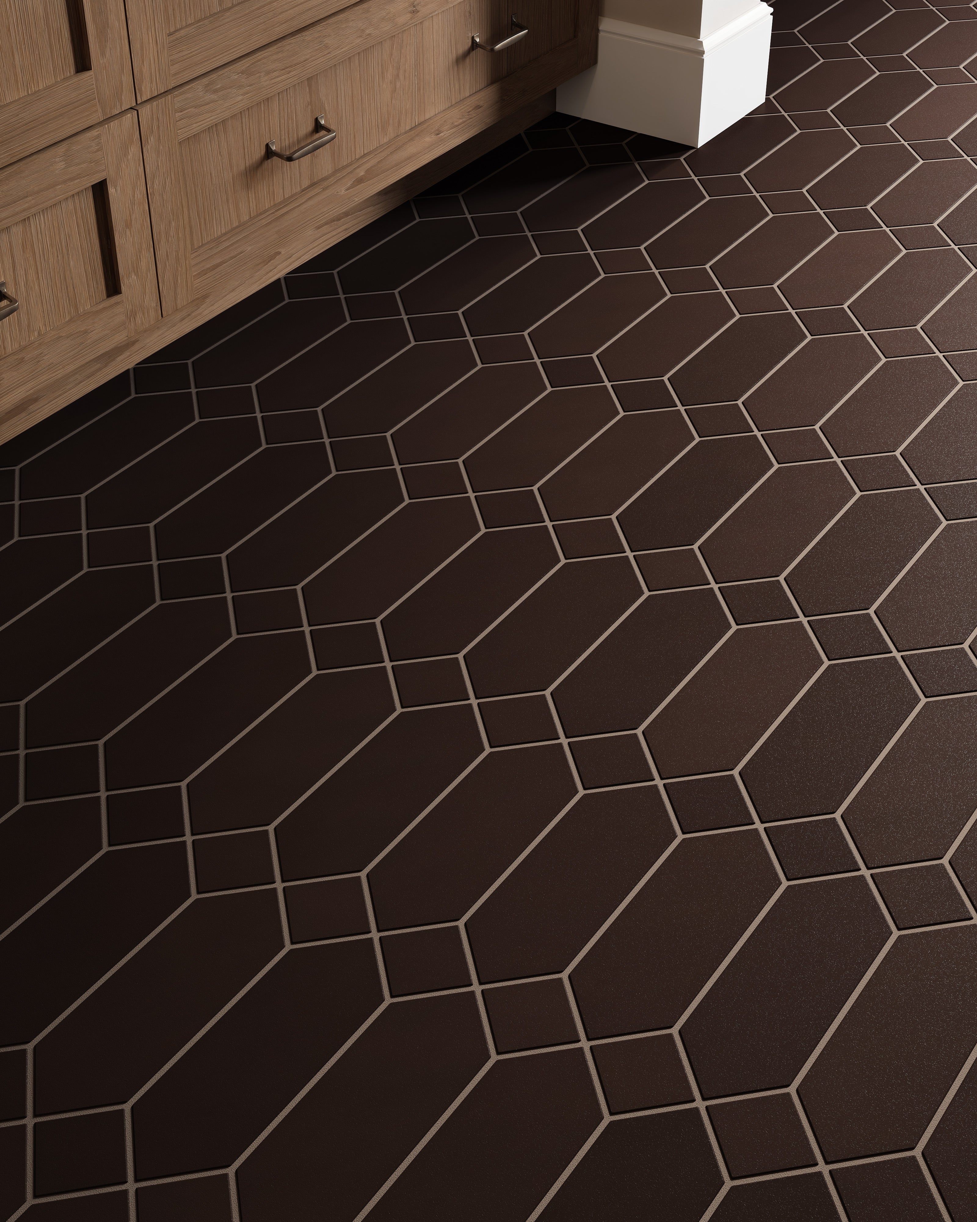 Mission Original Ceramic Tile in Burnt Umber