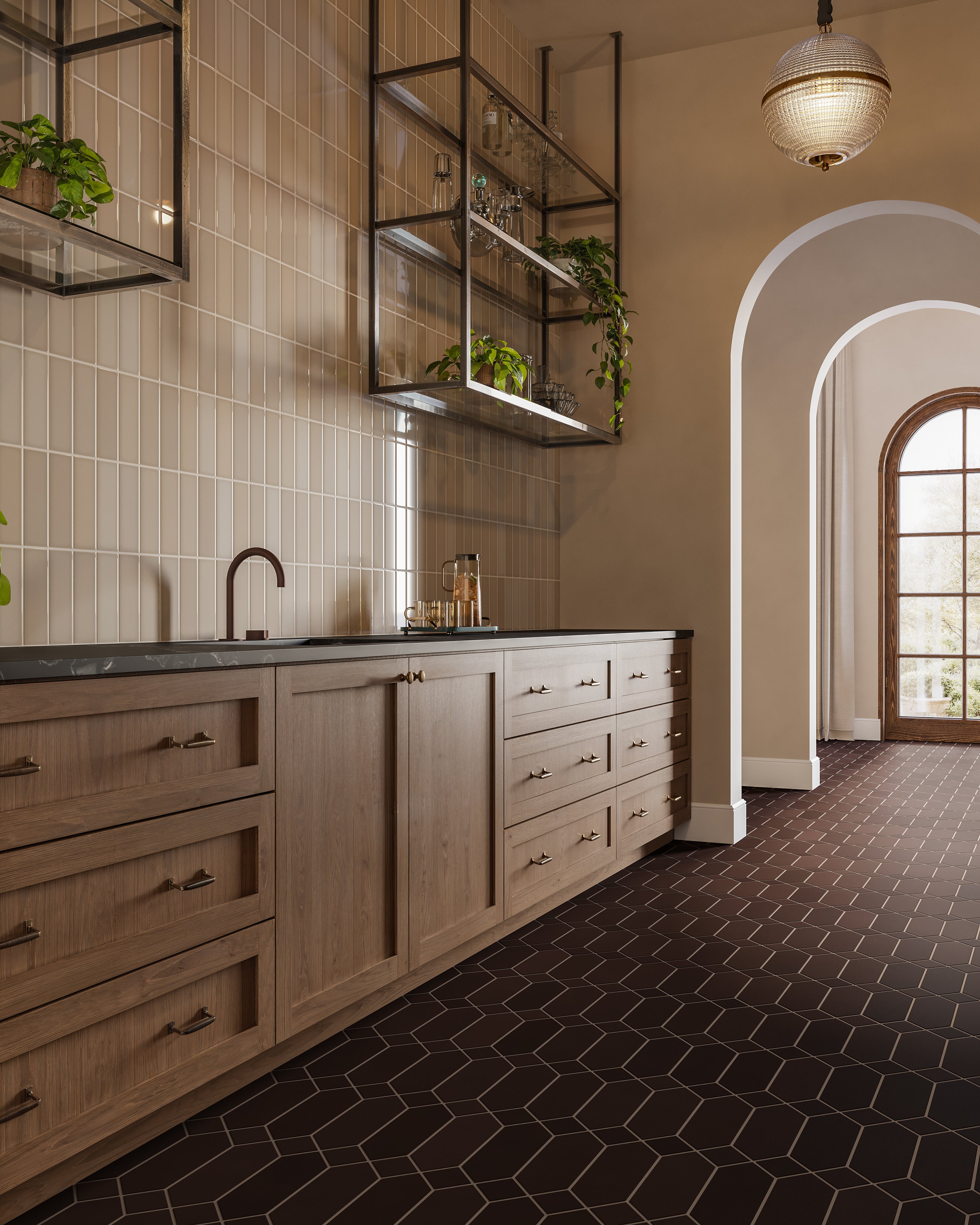 Mission Original Ceramic Tile in Burnt Umber