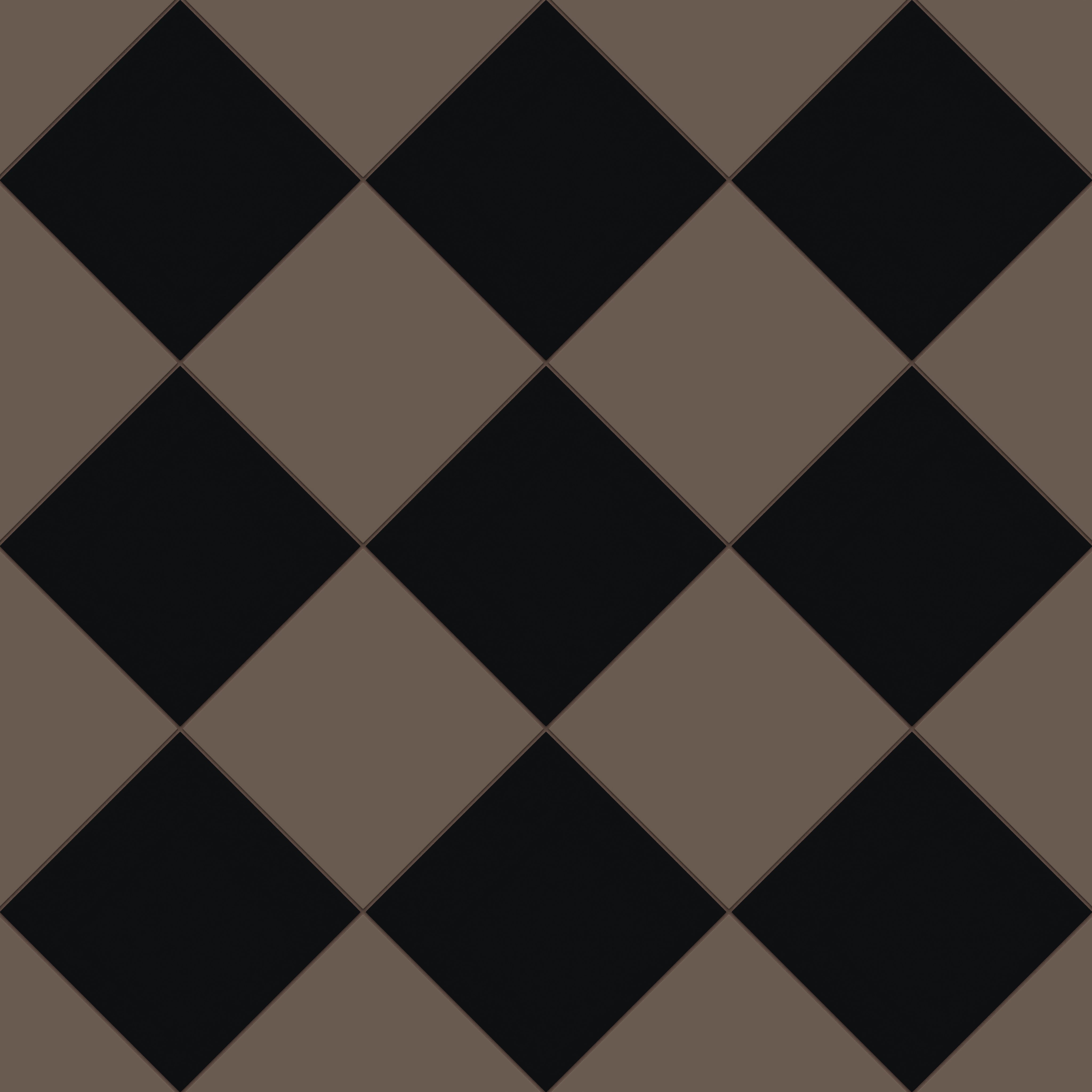 12x12 Natural Press Ceramic Tile in Otter and Bone Black Matte