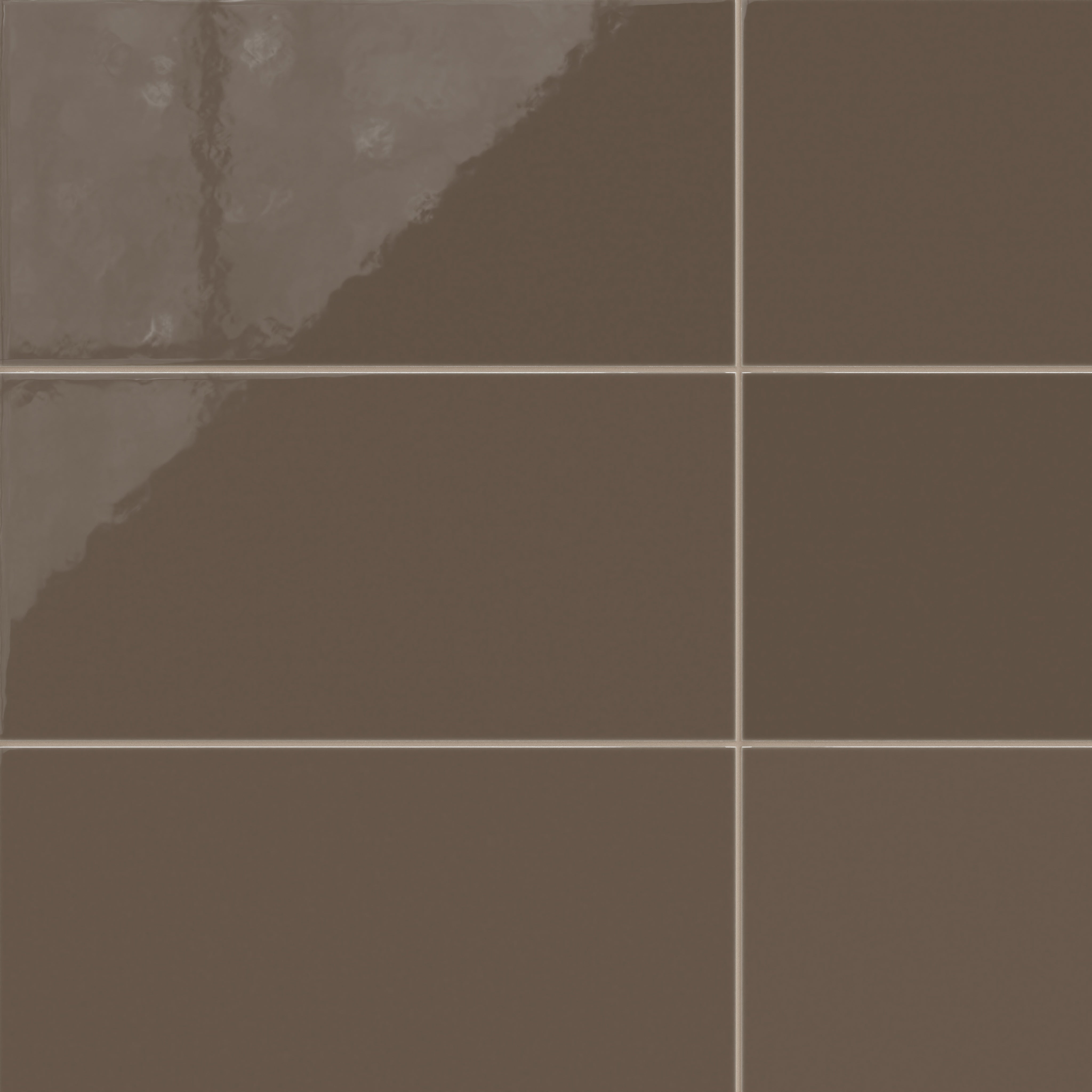 12x24 Natural Press Ceramic Tile in Otter Gloss