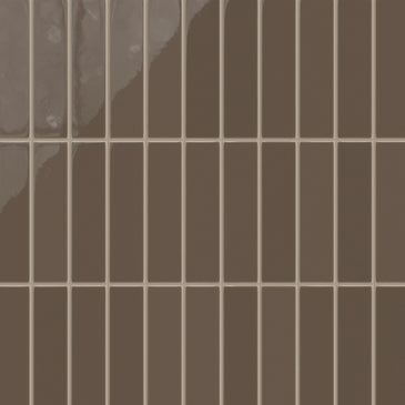 2x8 Natural Press Tile in Otter Gloss
