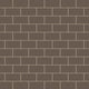 2x4 Half Offset Sheeted Natural Press Ceramic Mosaic Tile in Otter Matte