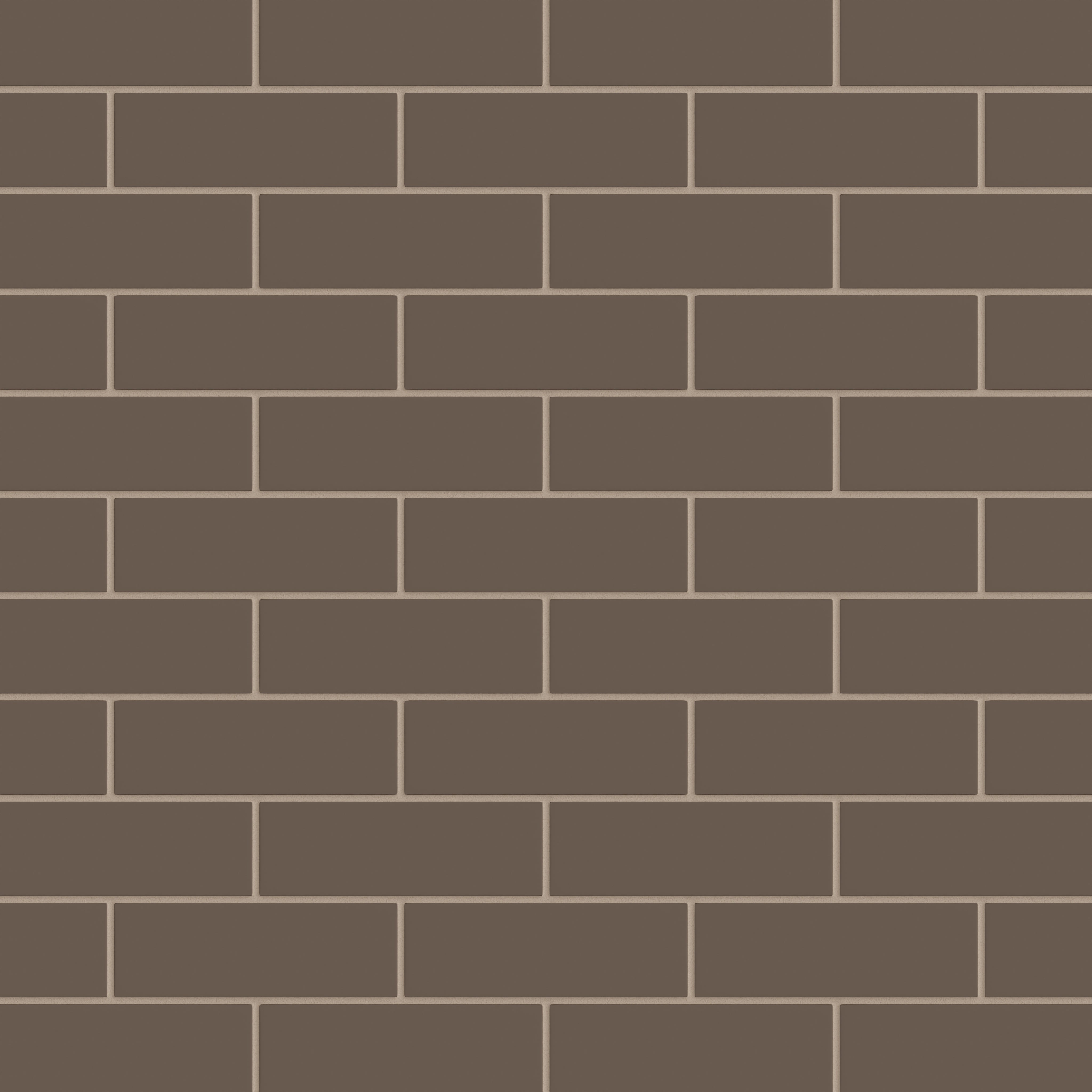 2x6 Natural Press Ceramic Tile in Otter Matte