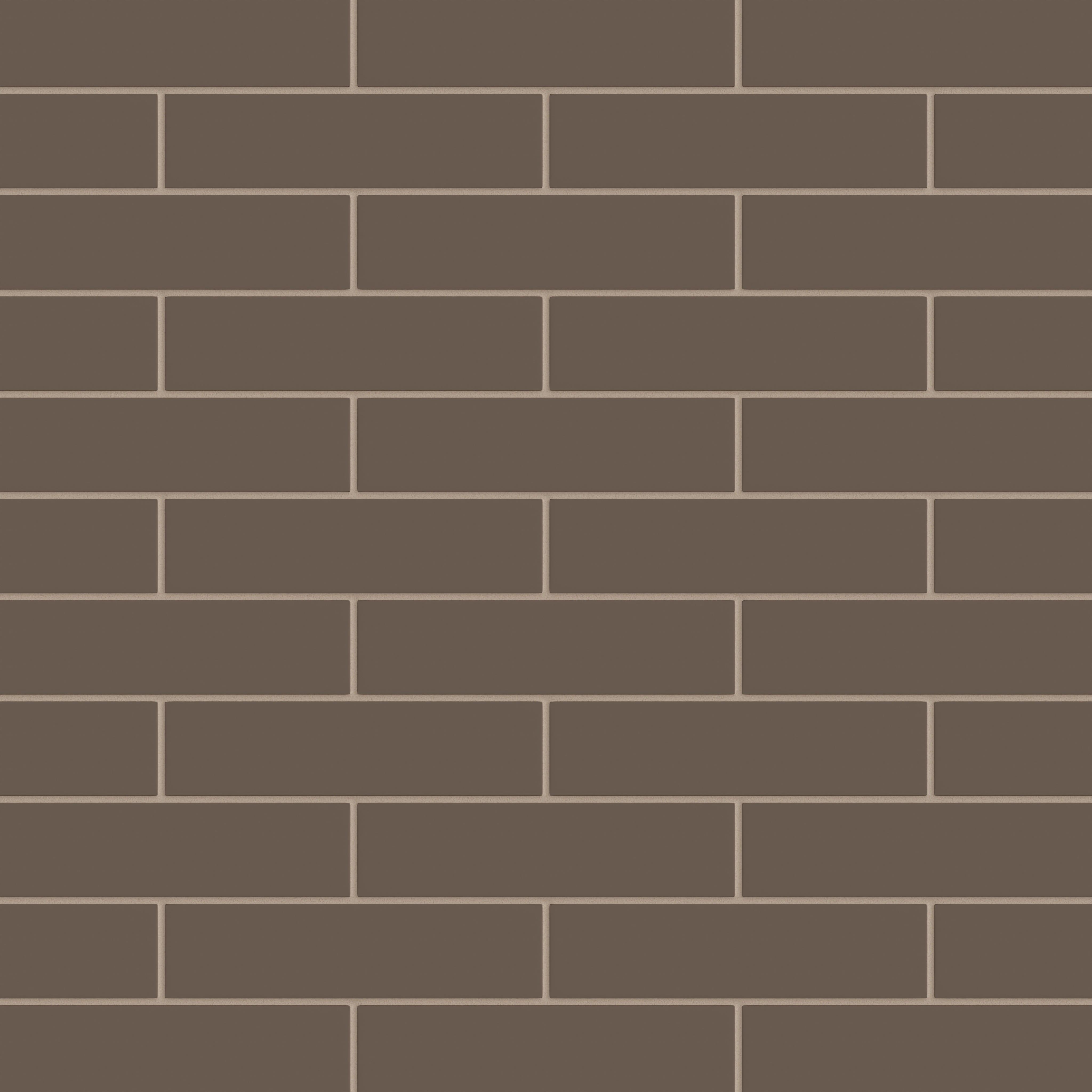 2x8 Natural Press Tile in Otter Matte