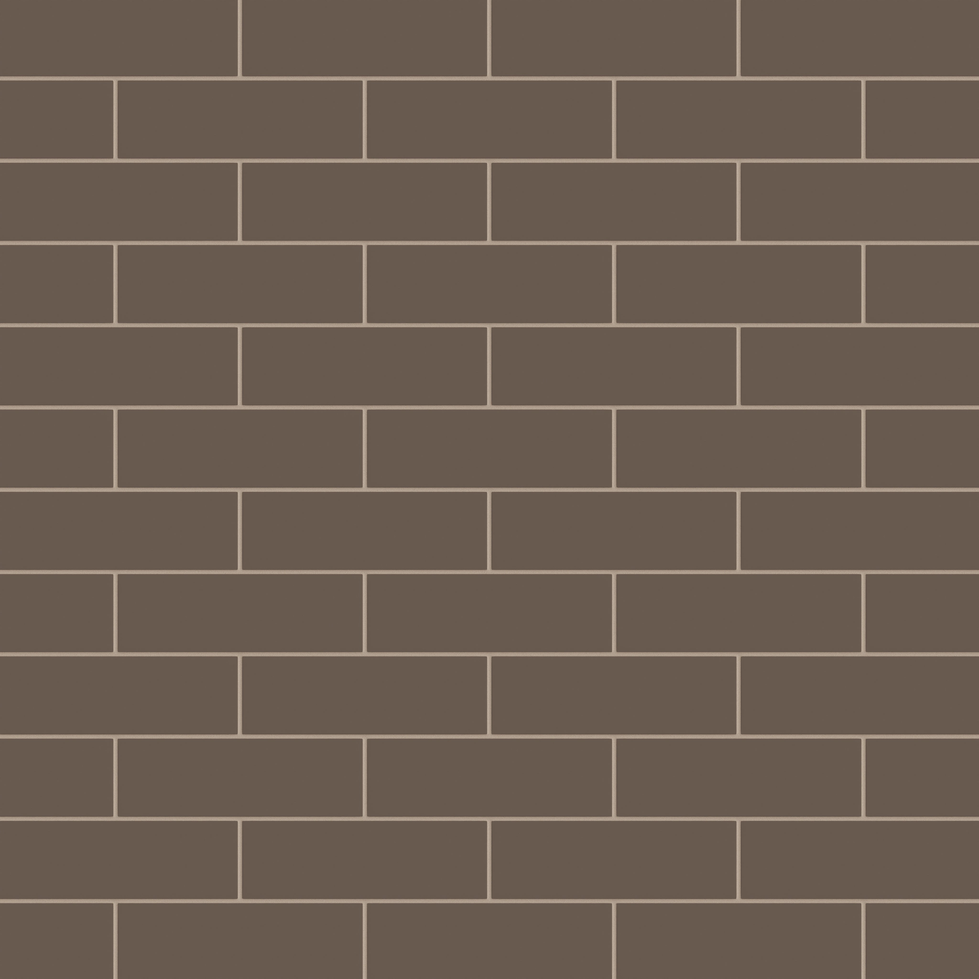 3x9 Natural Press Ceramic Tile in Otter Matte