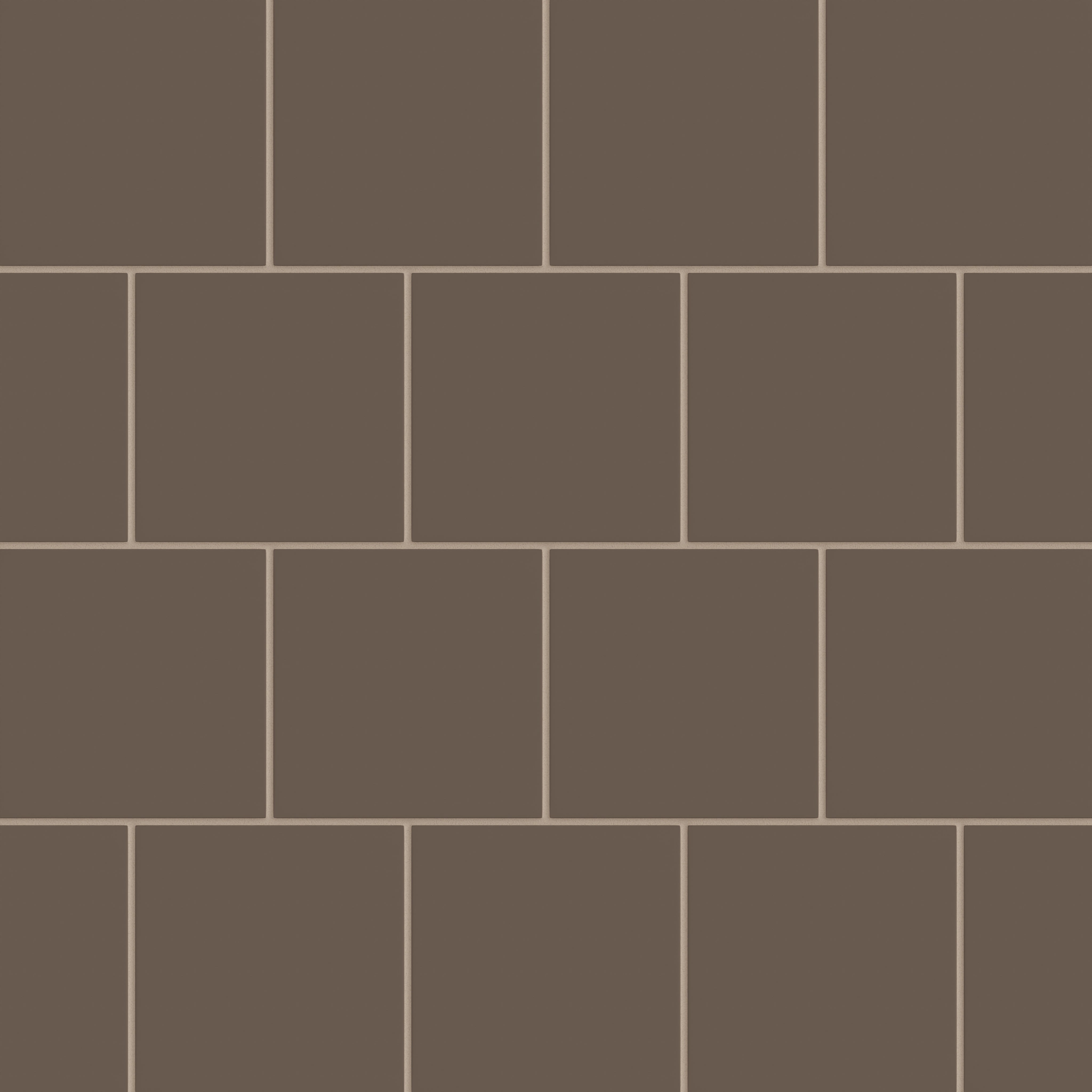 6x6 Natural Press Ceramic Tile in Otter Matte
