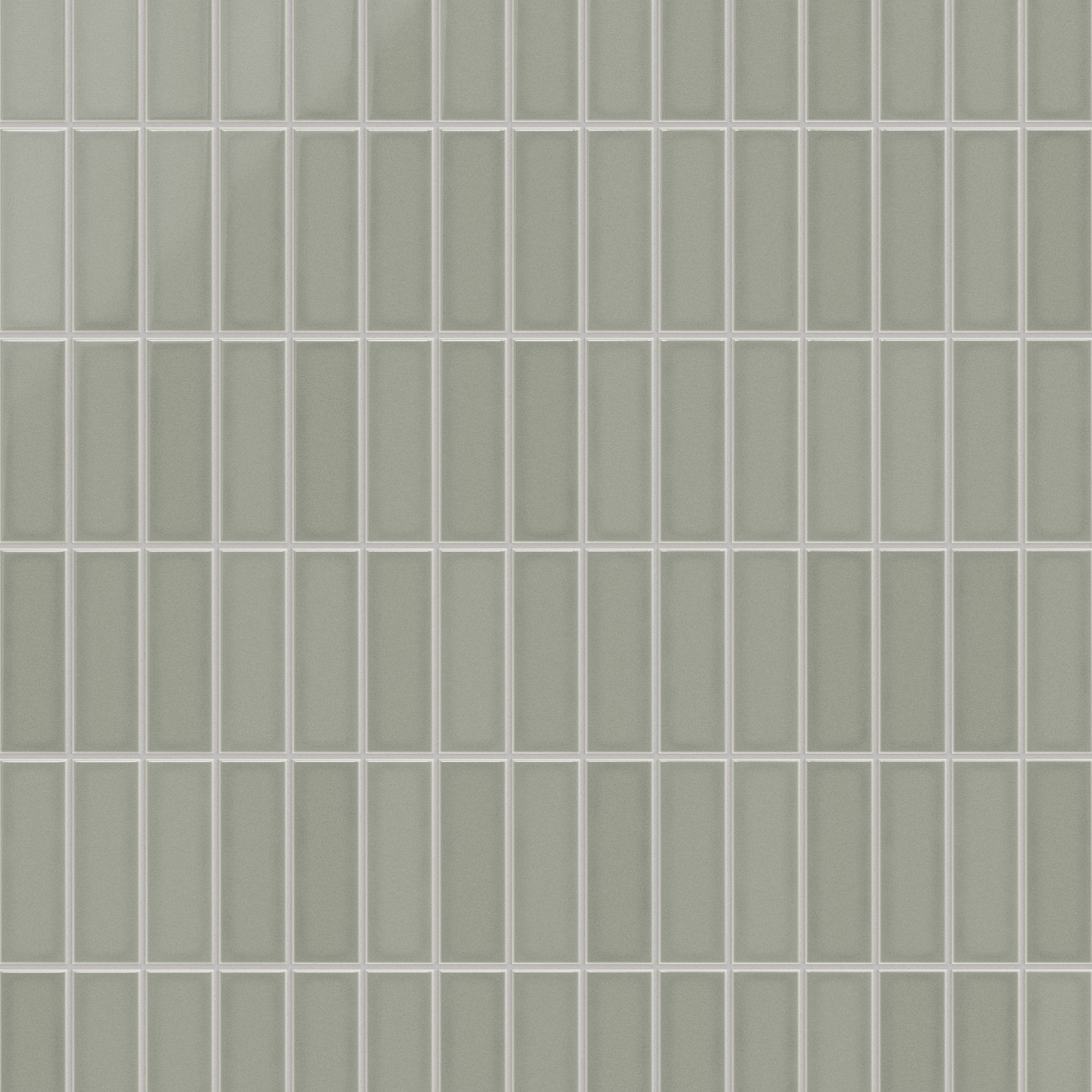 2x6 Original Ceramic Tile in Overcast Gloss - Fireclay Tile
