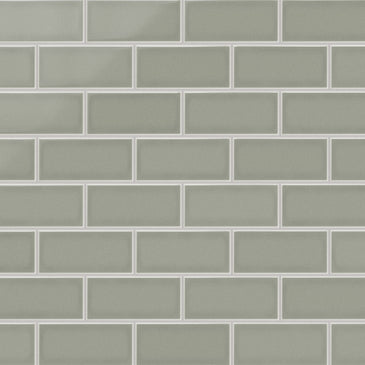 3x6 Original Ceramic Tile in Overcast Gloss