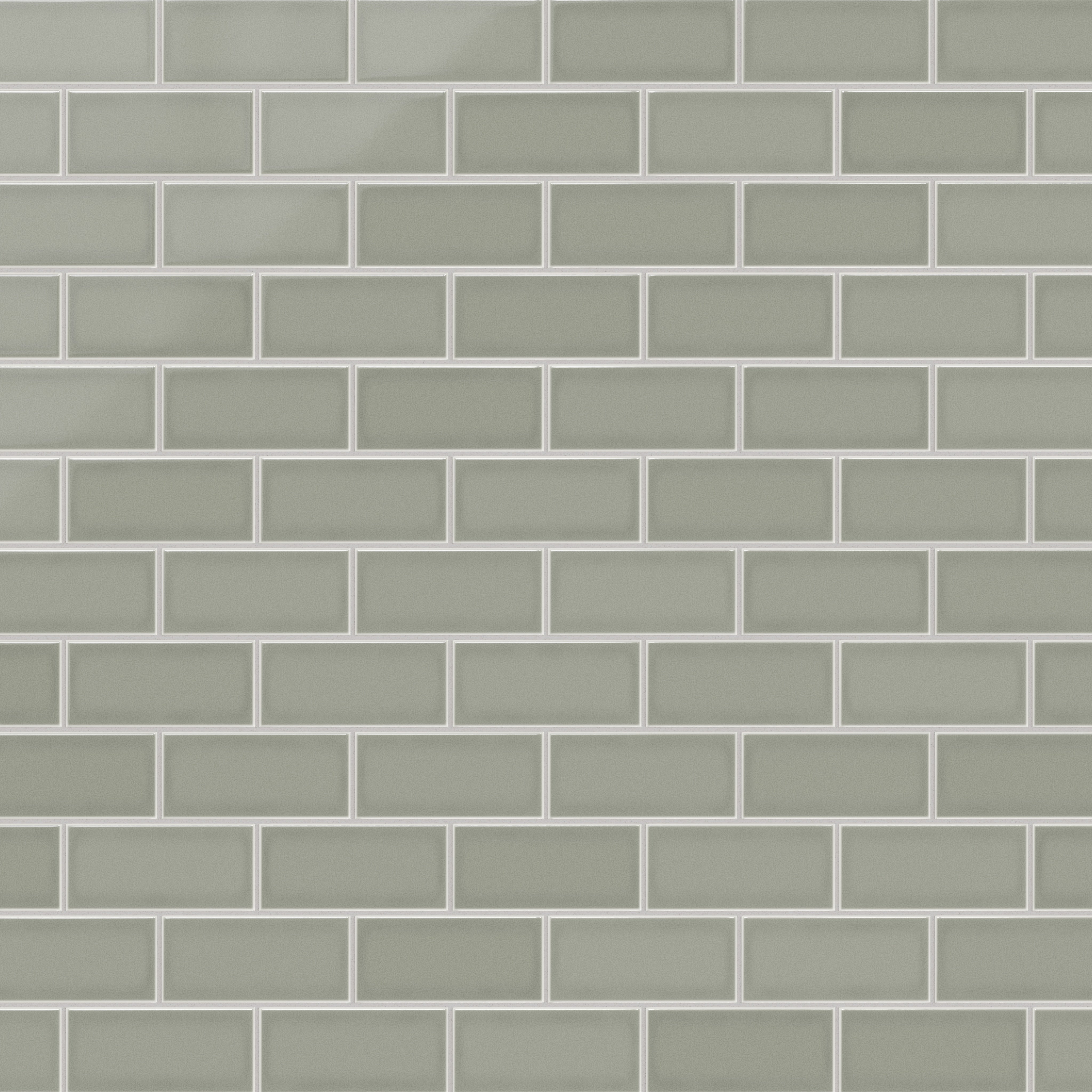3x6 Original Ceramic Tile in Overcast Gloss