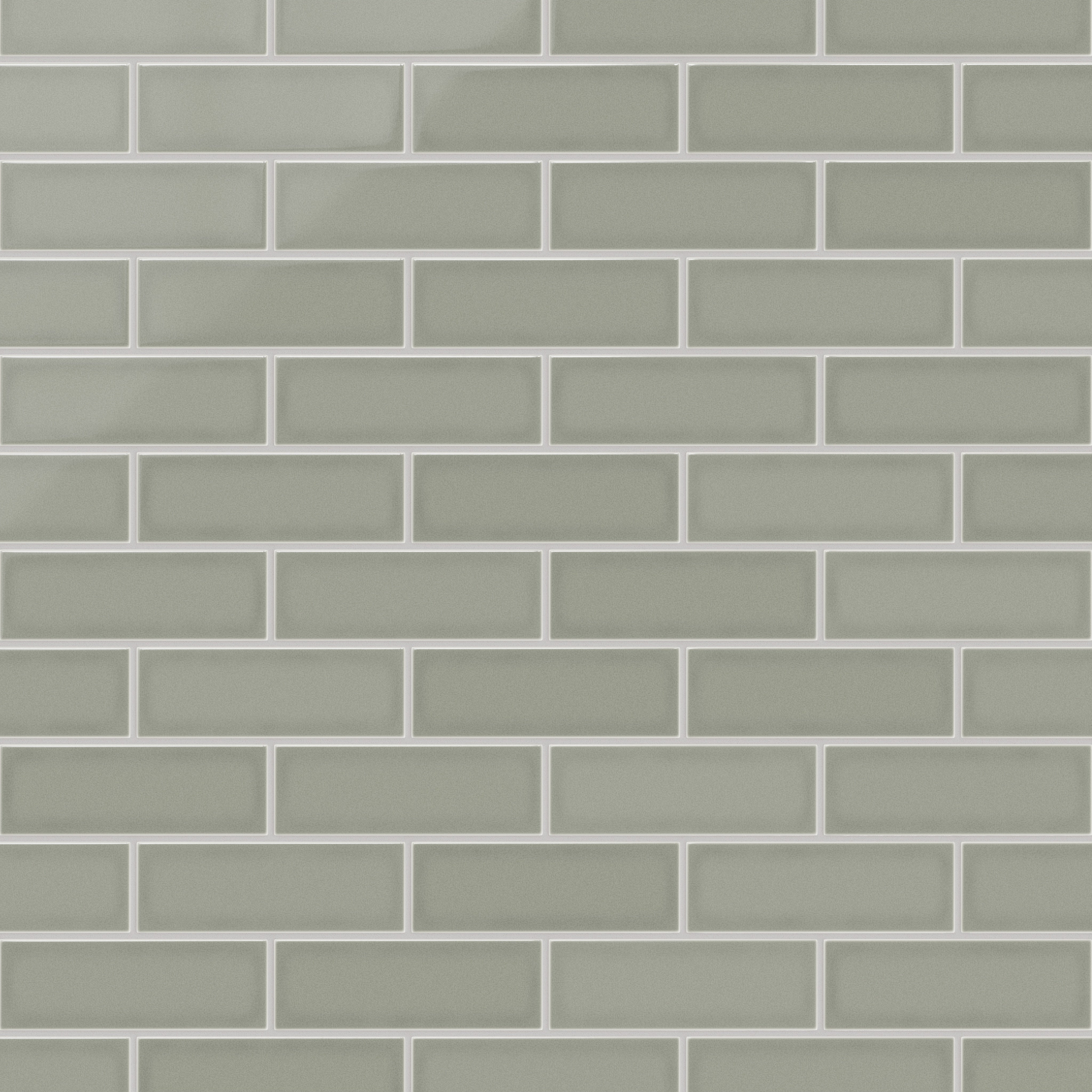 3x9 Original Ceramic Tile in Overcast Gloss