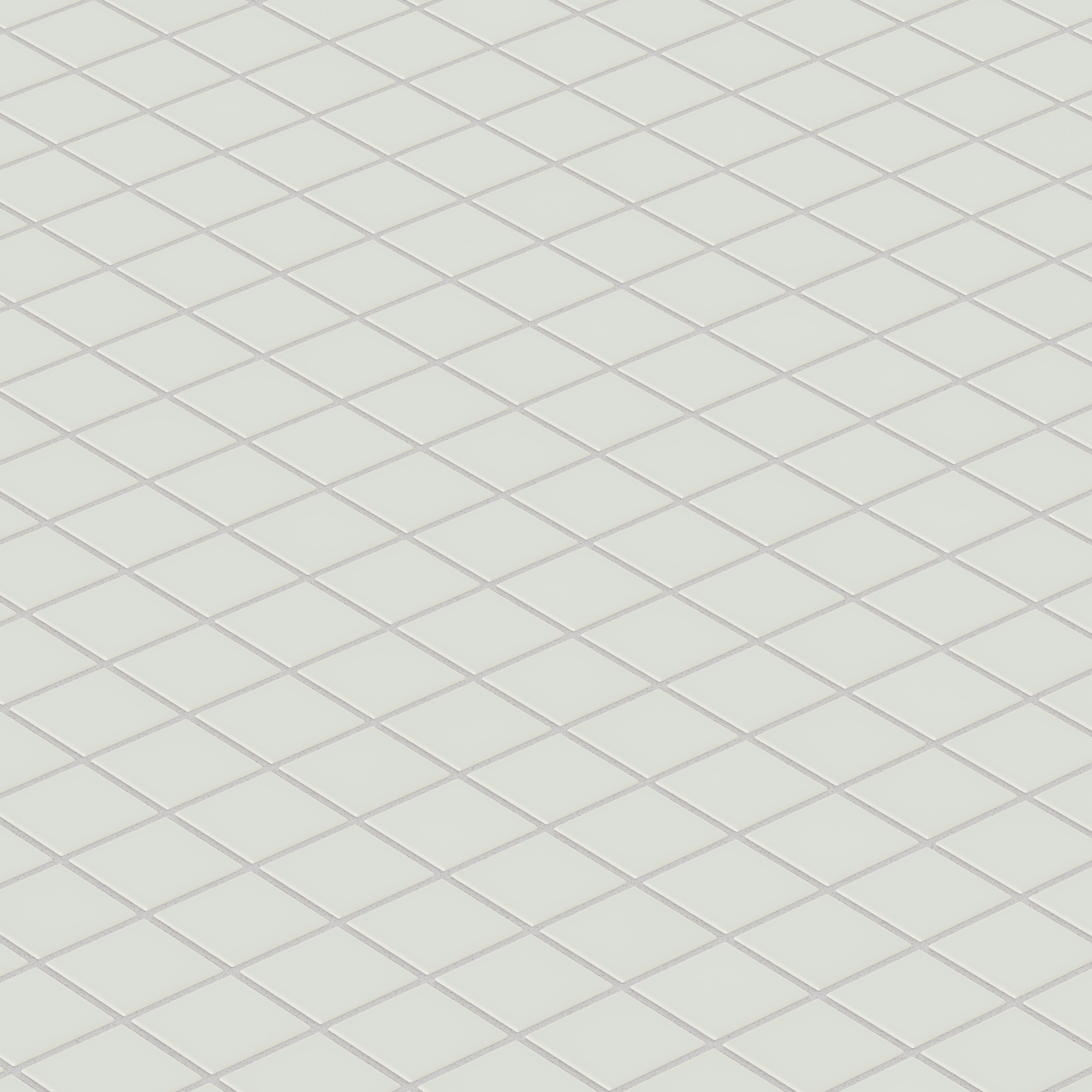 2x2 Straight Set Sheeted Original Ceramic Mosaic Tile in Overcast Matte