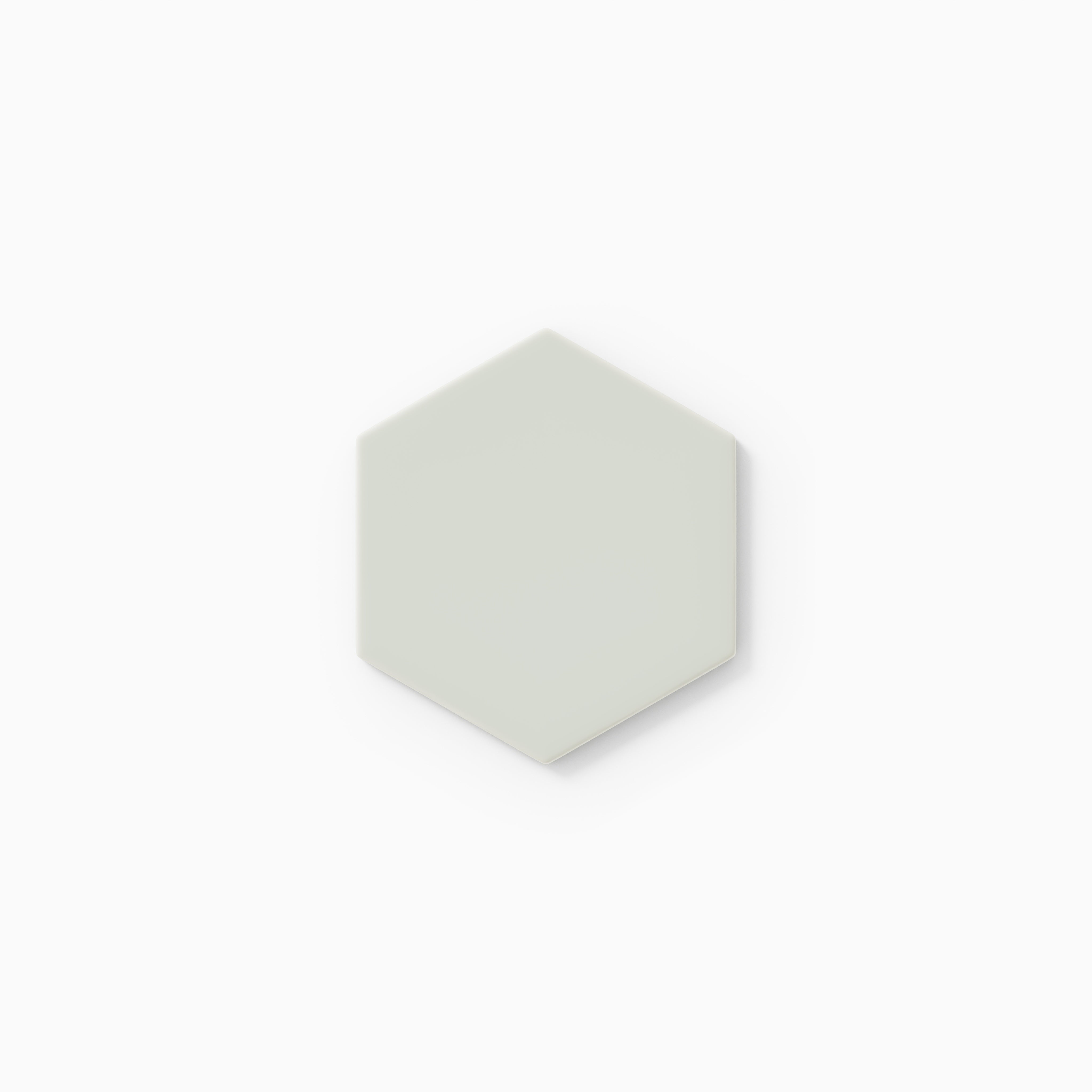 4" Hexagon Original Ceramic Tile in Overcast Matte