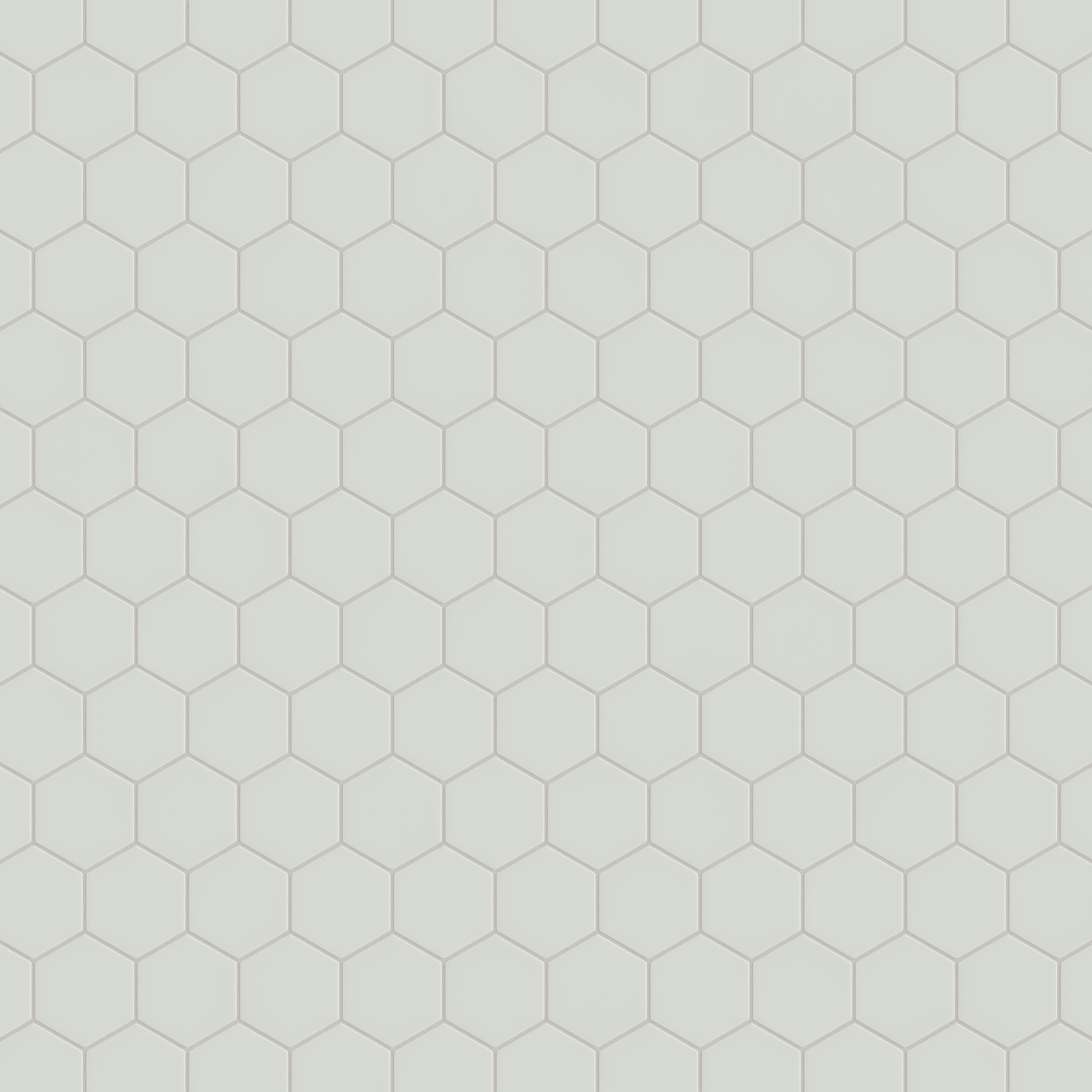 4" Hexagon Original Ceramic Tile in Overcast Matte