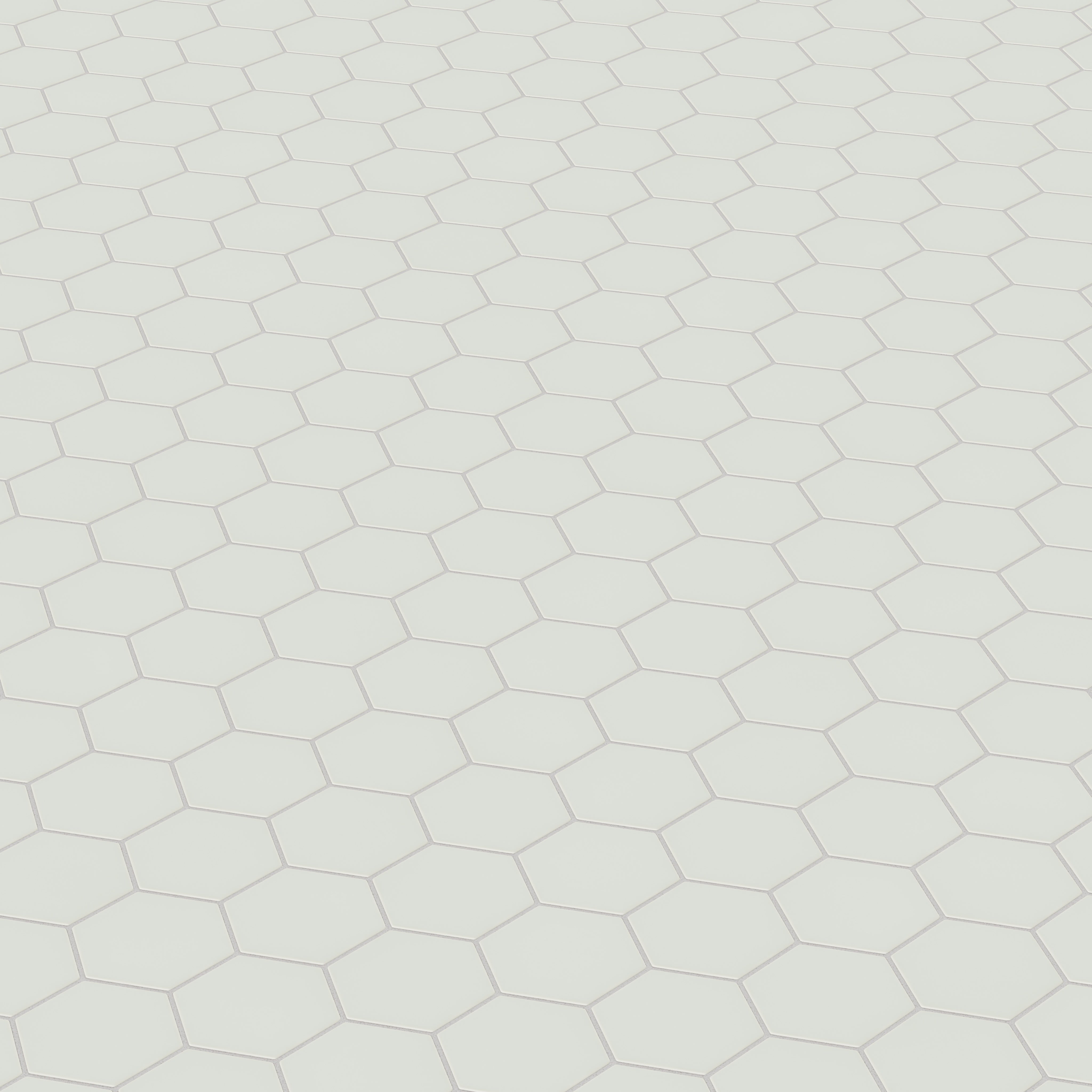 4" Hexagon Original Ceramic Tile in Overcast Matte