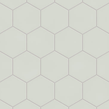 6" Hexagon Original Ceramic Tile in Overcast Matte