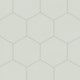 8" Hexagon Original Ceramic Tile in Overcast Matte