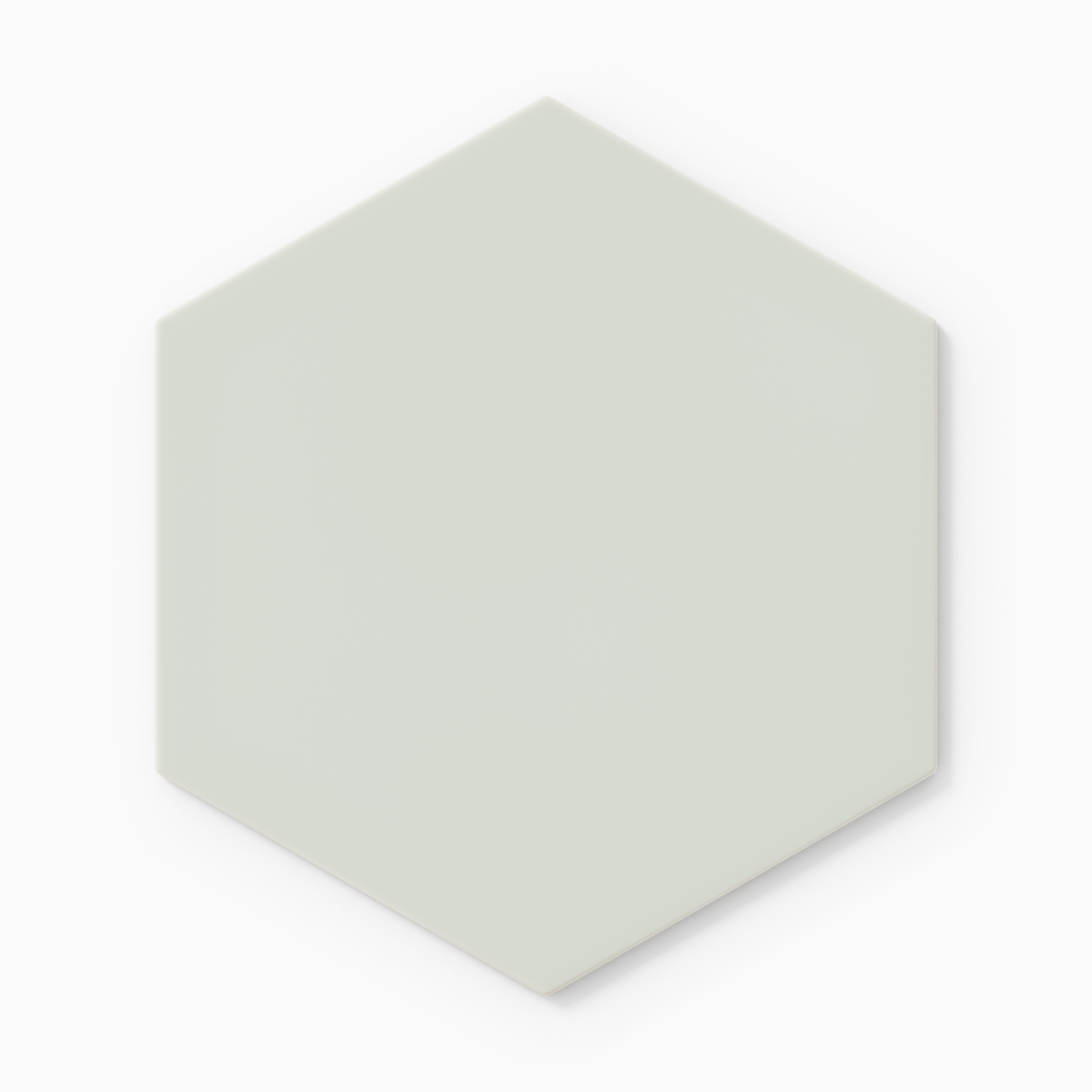 8" Hexagon Original Ceramic Tile in Overcast Matte