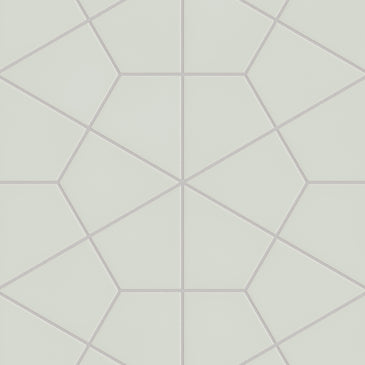 Hexite Original Ceramic Tile in Overcast Matte