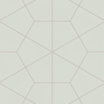 Hexite Original Ceramic Tile in Overcast Matte