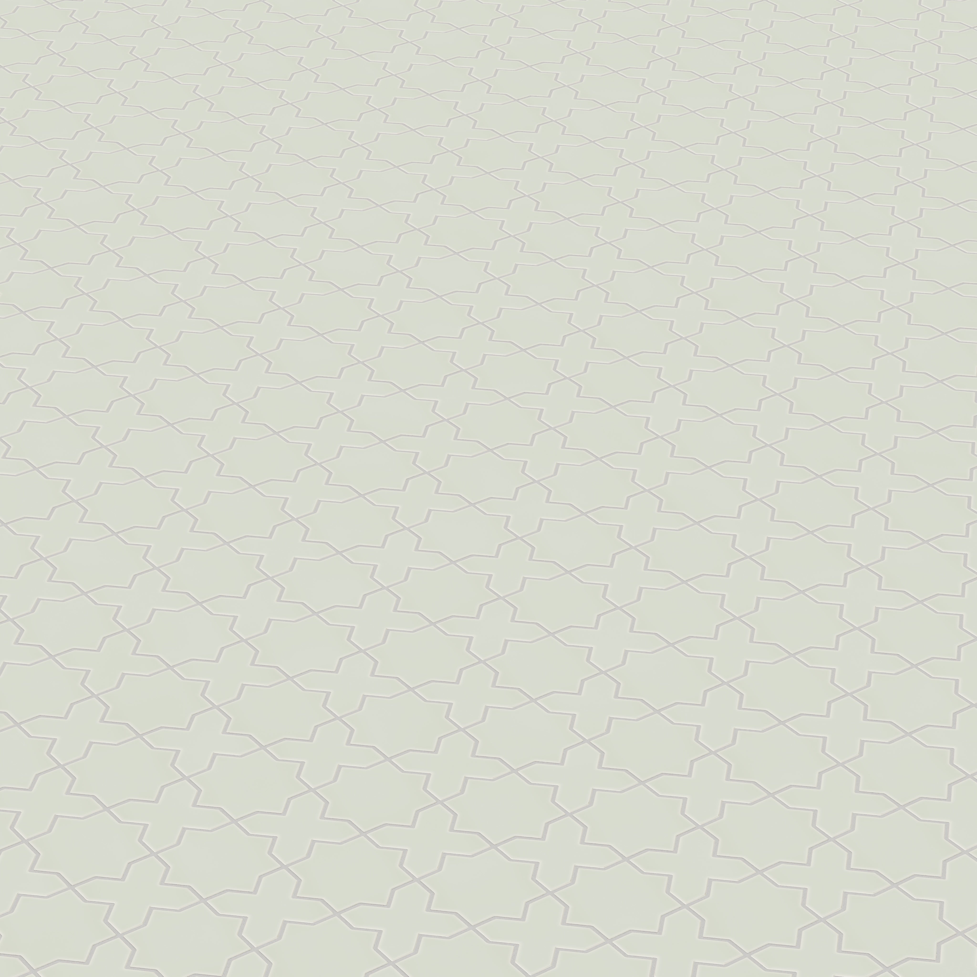 Overcast Mini Star & Cross Matte Original Ceramic Tile - Fireclay Tile