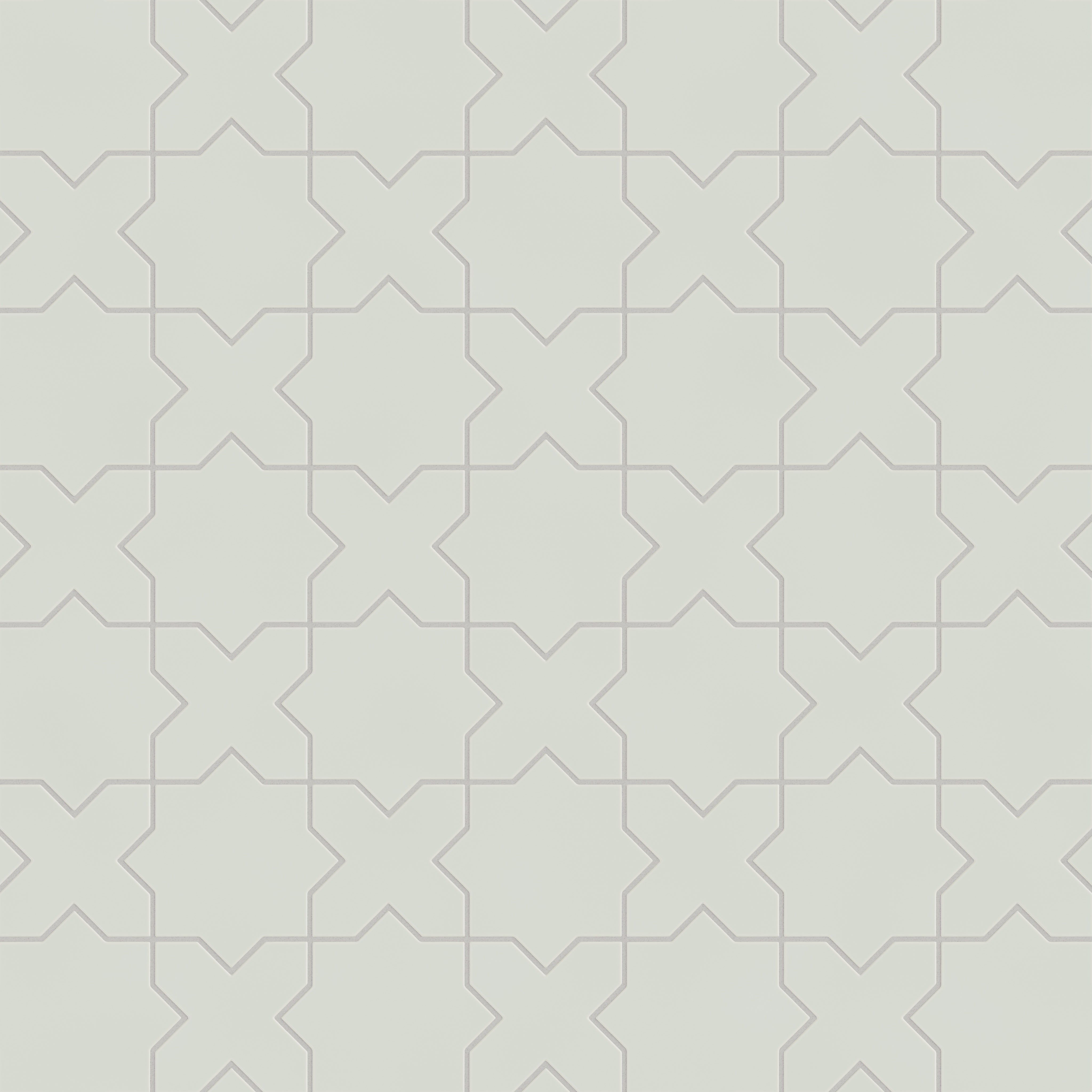 Star & Cross Original Ceramic Tile in Overcast Matte